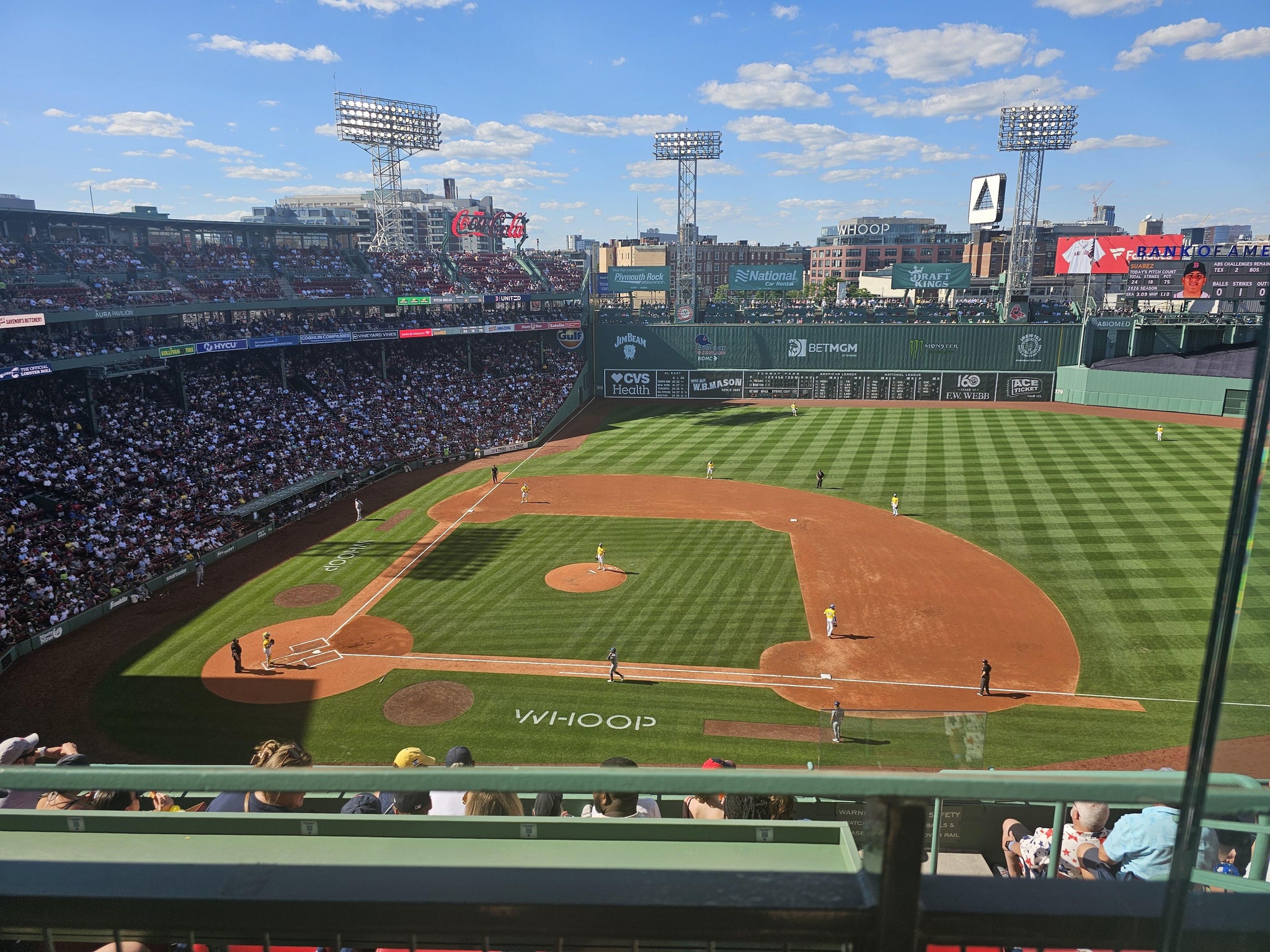 Real Fan View taken from Aura Pavilion 5 at Fenway Park by Patrick F