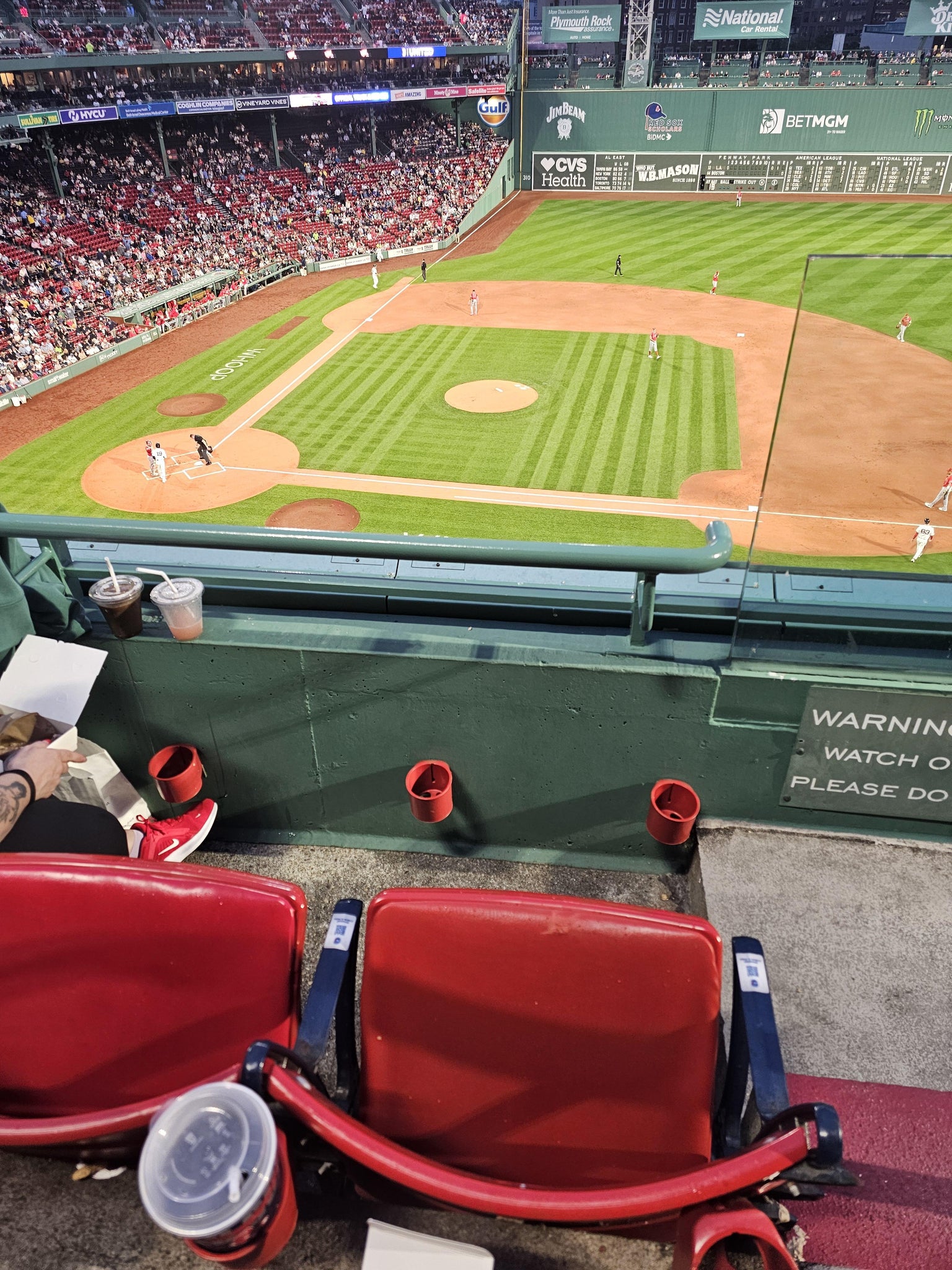 Real Fan View taken from Aura Pavilion 5 at Fenway Park by Patrick F