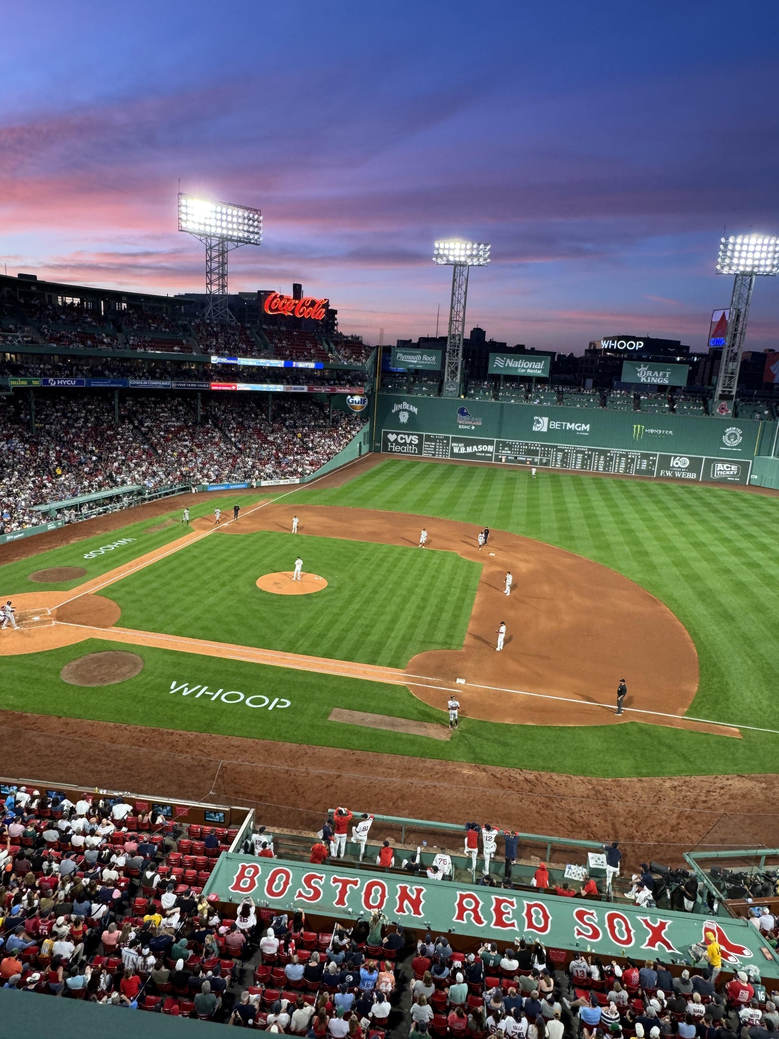 Real Fan View taken from Aura Pavilion 7 at Fenway Park by Christina M