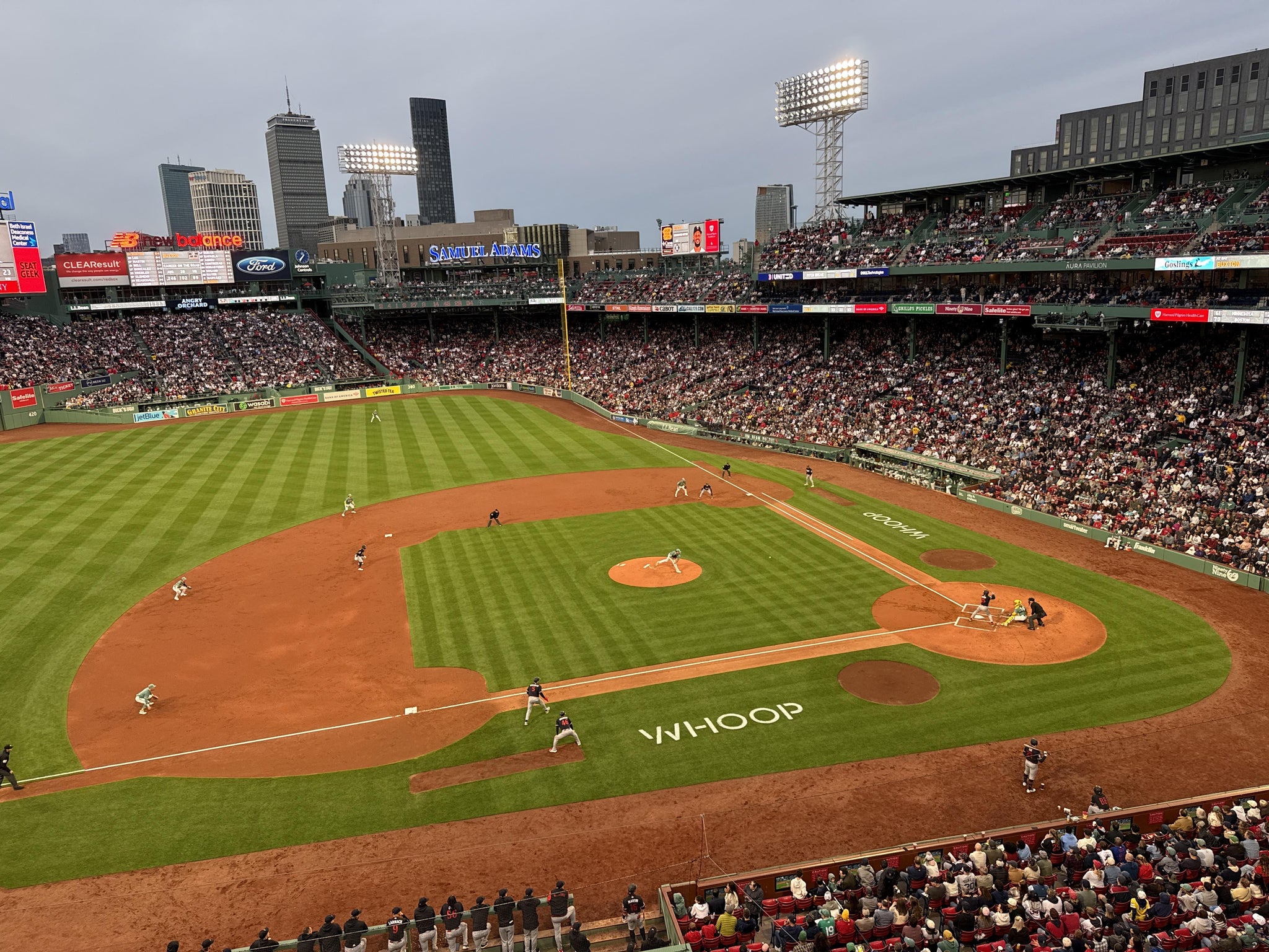 Real Fan View taken from Aura Pavilion 8 at Fenway Park by Charles S