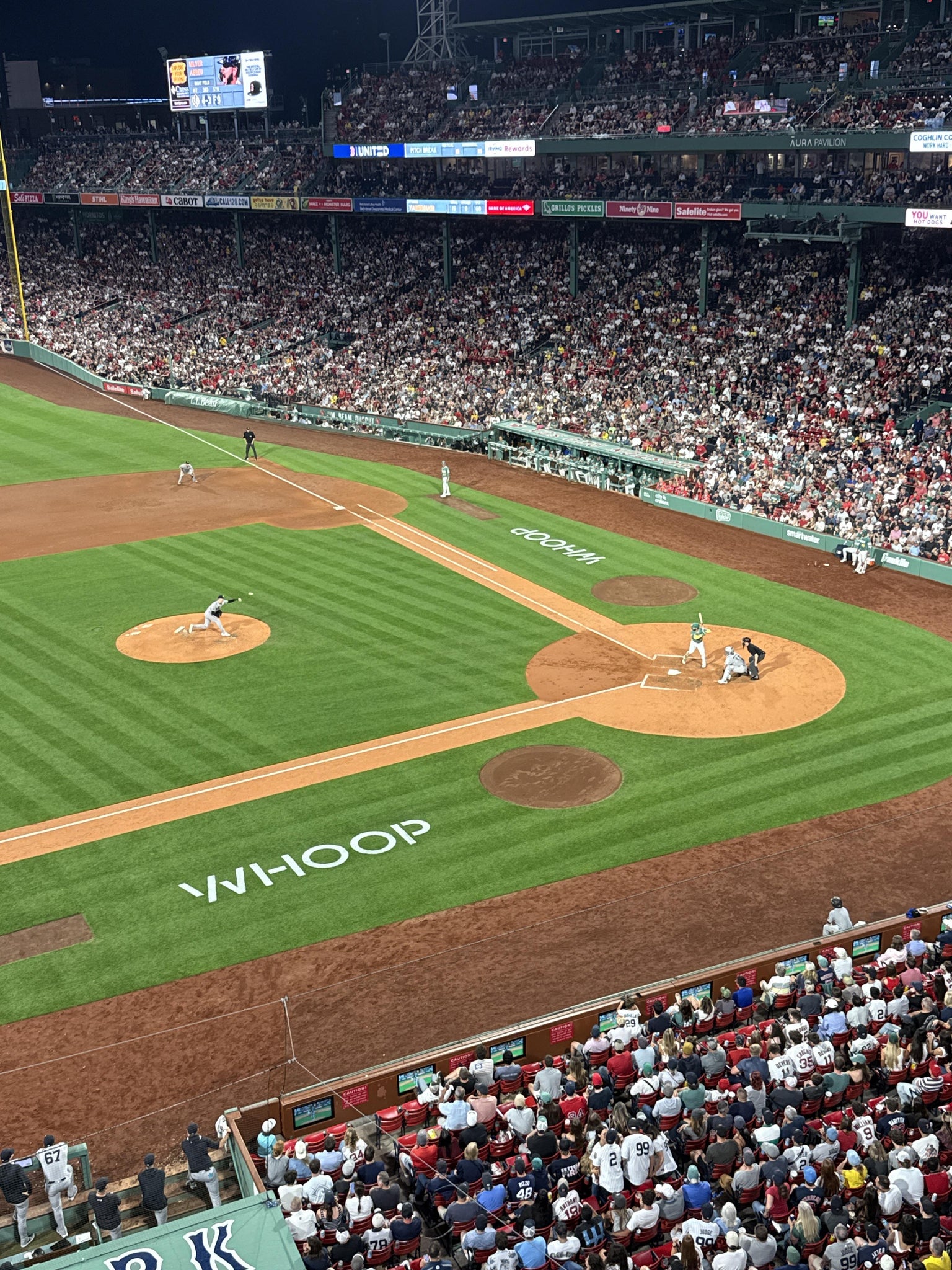 Real Fan View taken from Aura Pavilion 8 at Fenway Park by Charles S