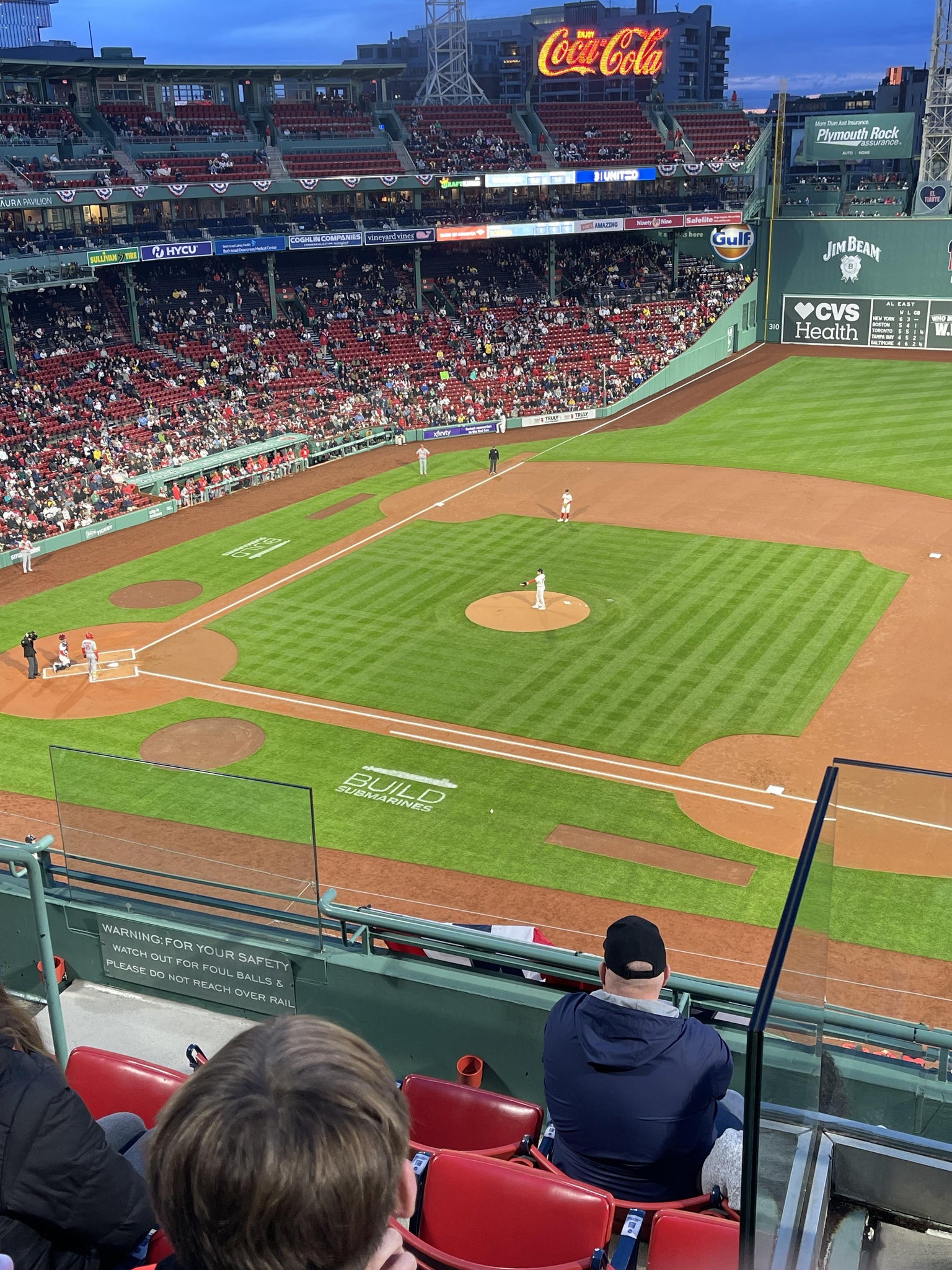 Real Fan View taken from Aura Pavilion 9 at Fenway Park by Patrick R