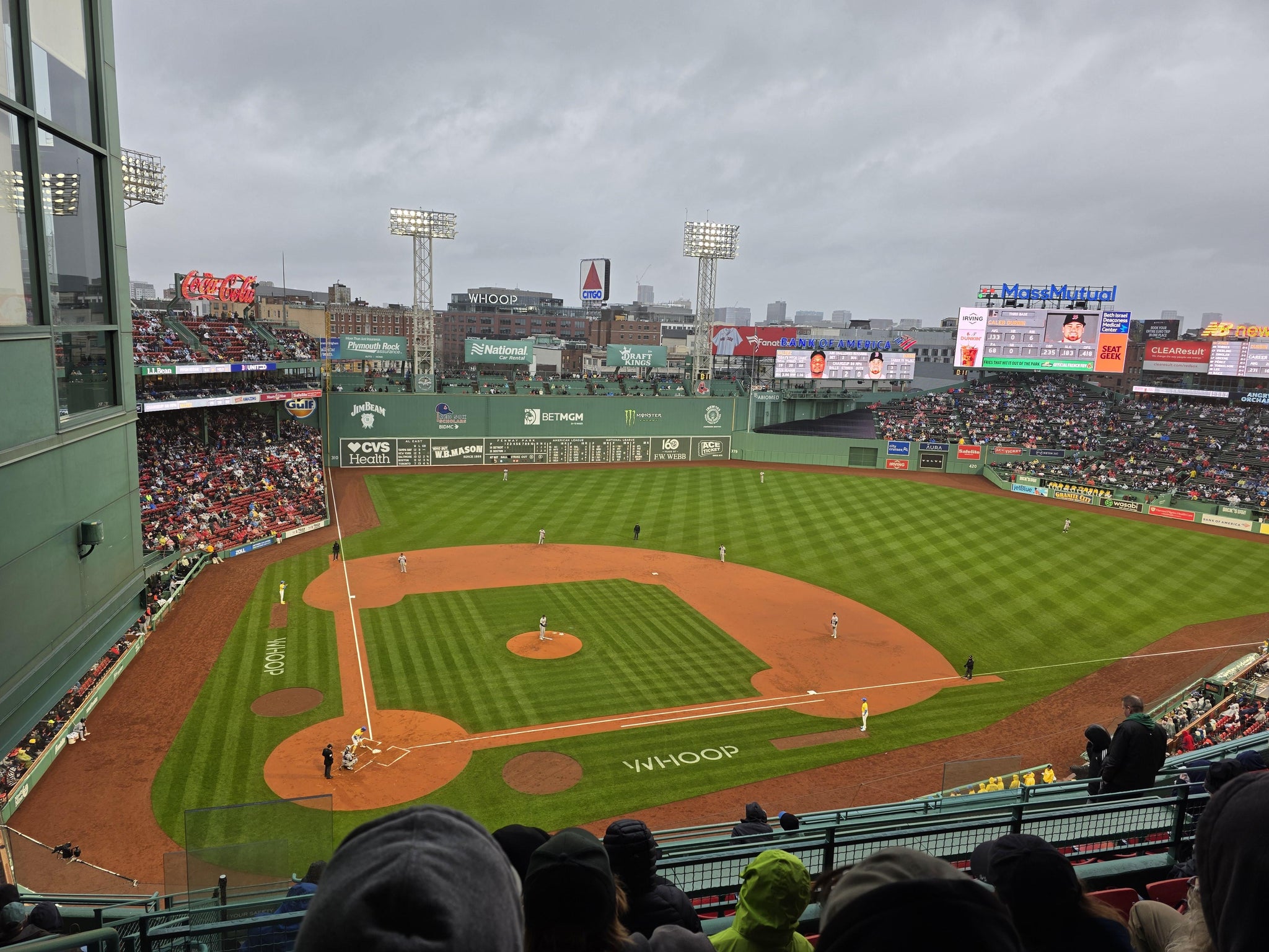 Real Fan View taken from Aura Pavilion Box 1 at Fenway Park by Brett J