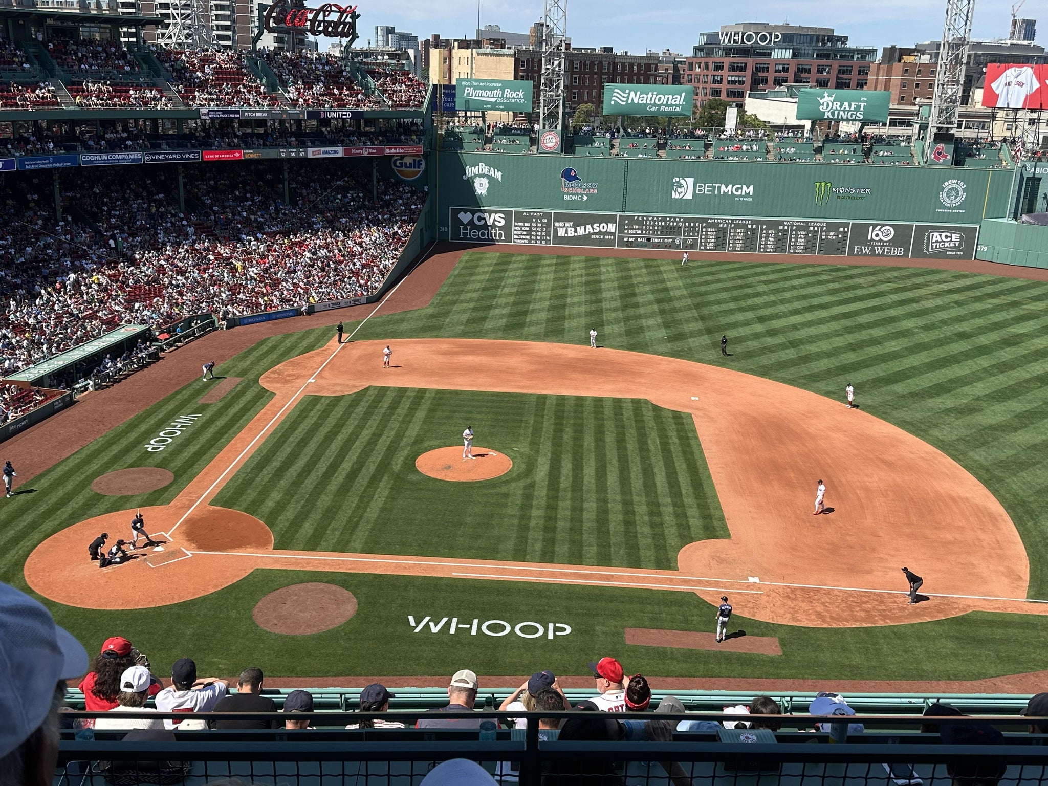 Real Fan View taken from Aura Pavilion Box 5 at Fenway Park by Louis S