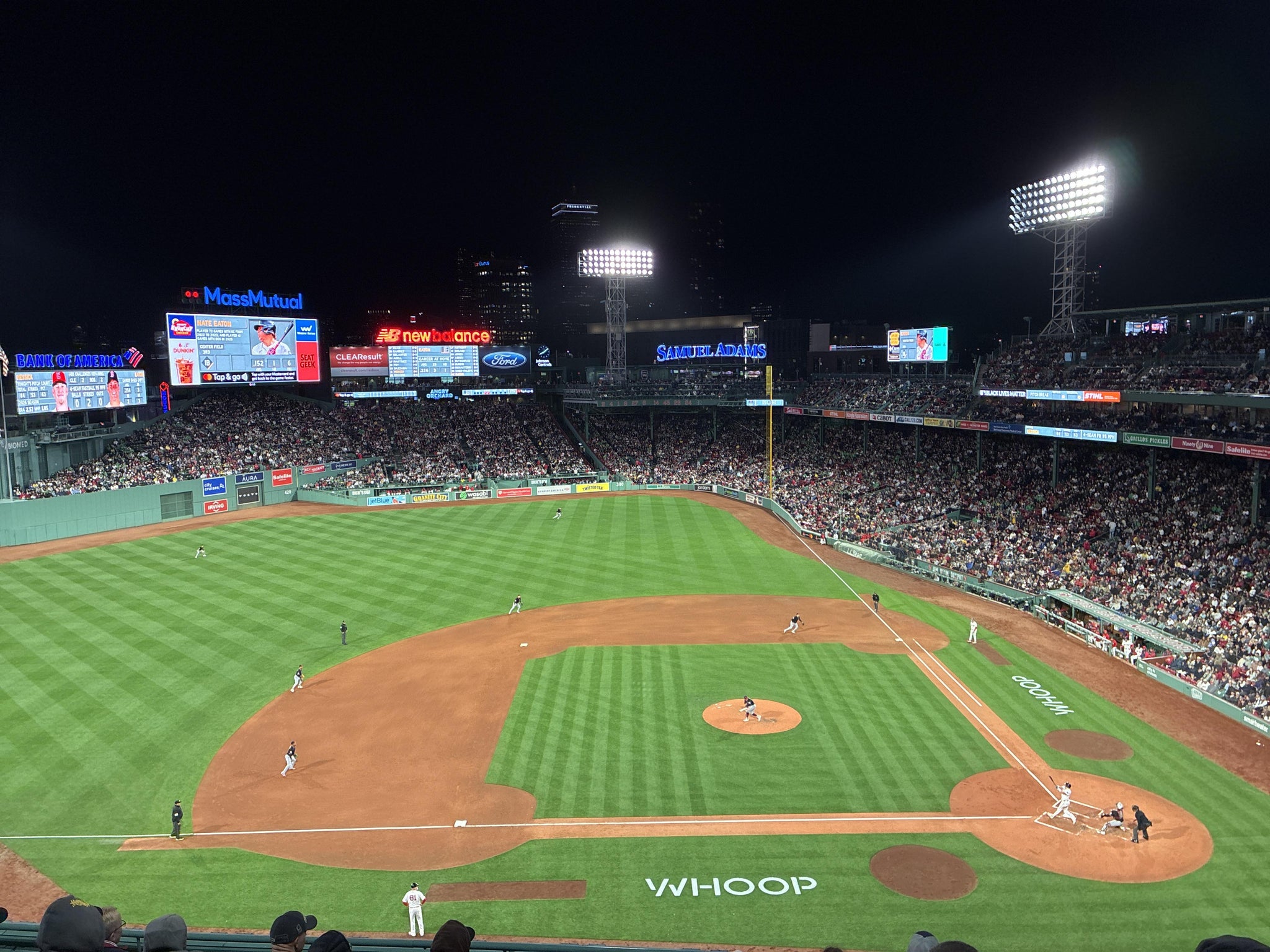 Real Fan View taken from Aura Pavilion Box 6 at Fenway Park by Joe D