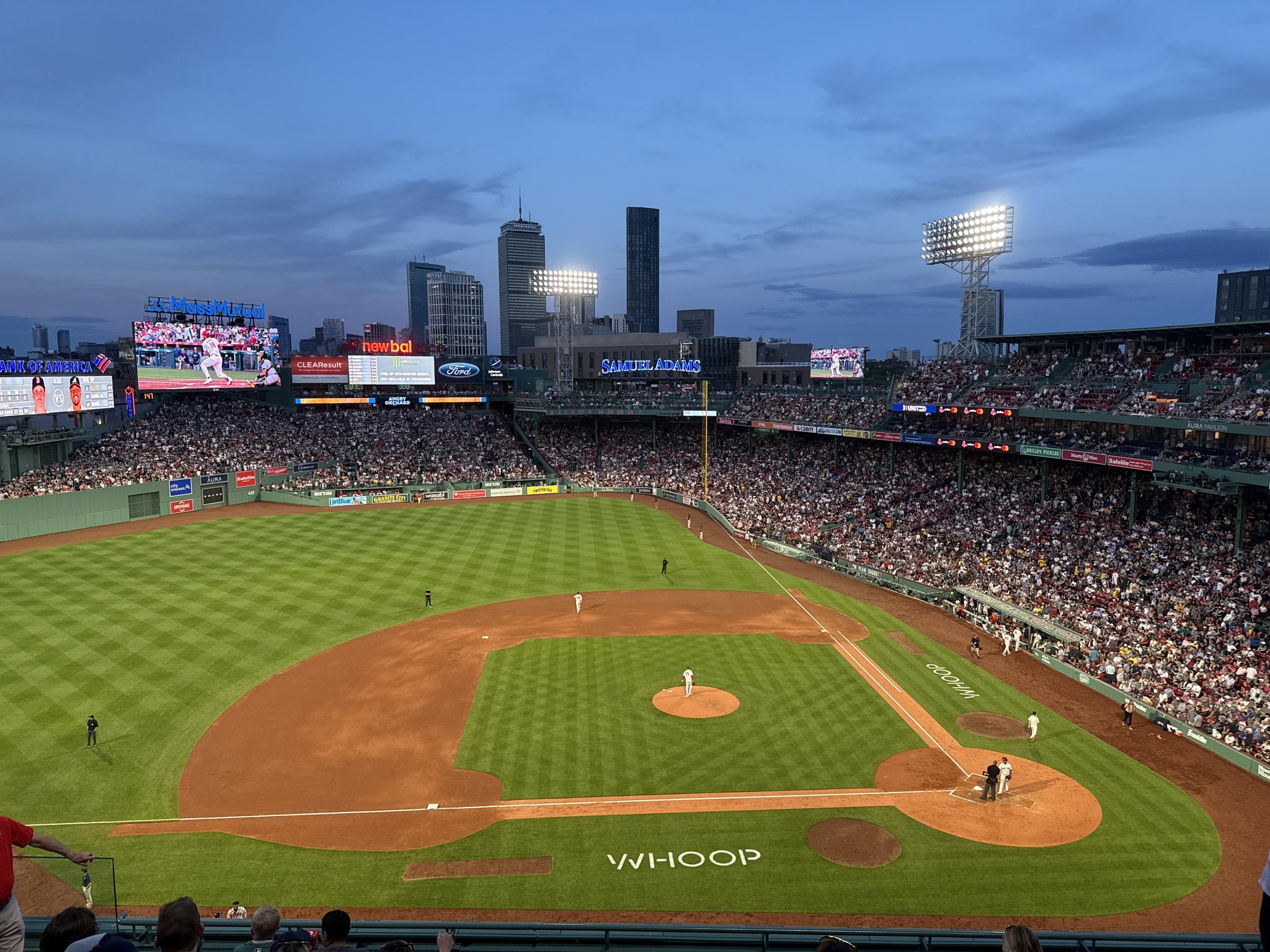 Real Fan View taken from Aura Pavilion Box 6 at Fenway Park by Annika B