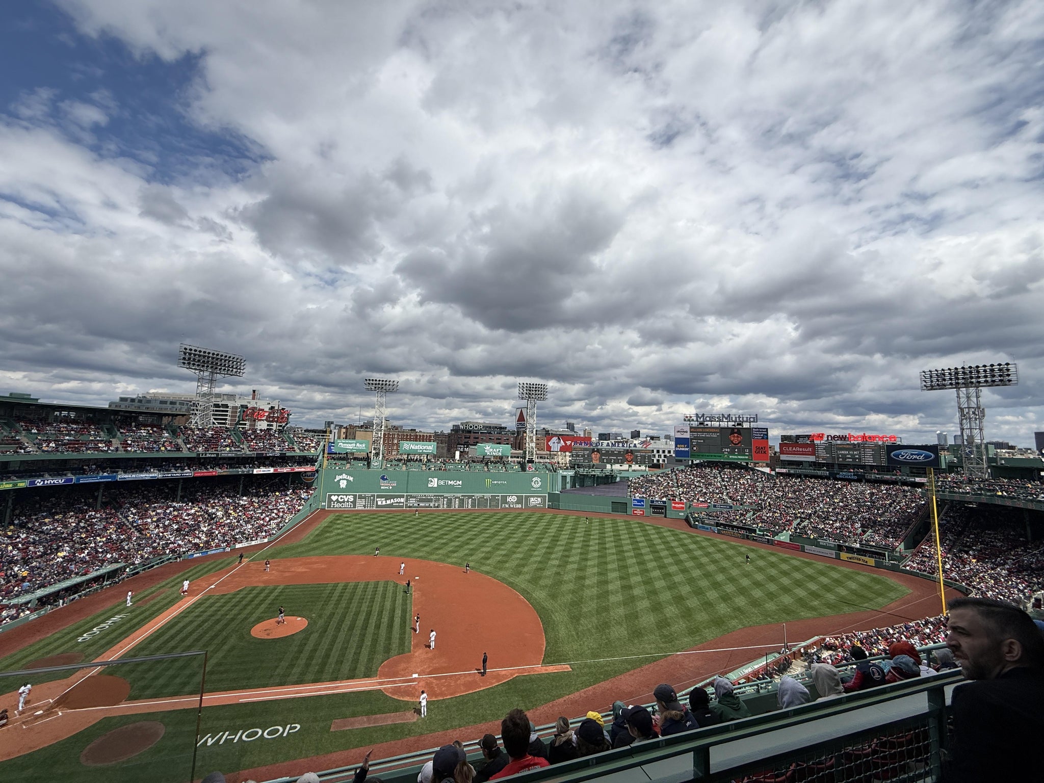 Real Fan View taken from Aura Pavilion Box 7 at Fenway Park by Bryan I