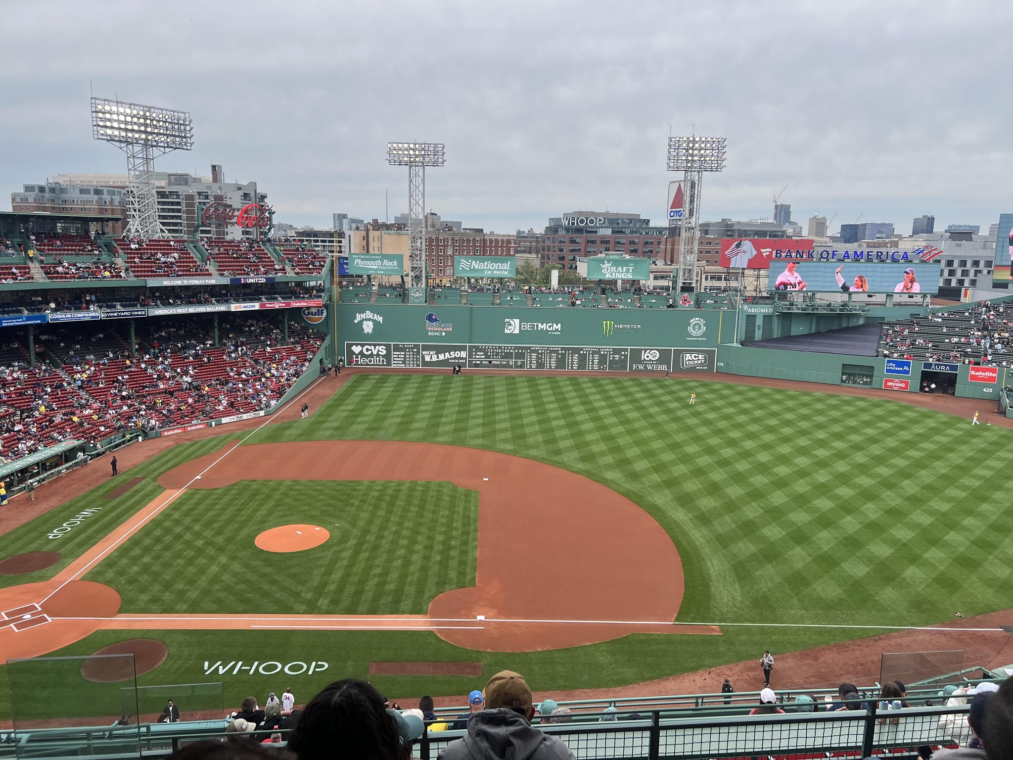 Real Fan View taken from Aura Pavilion Box 7 at Fenway Park by Rich B