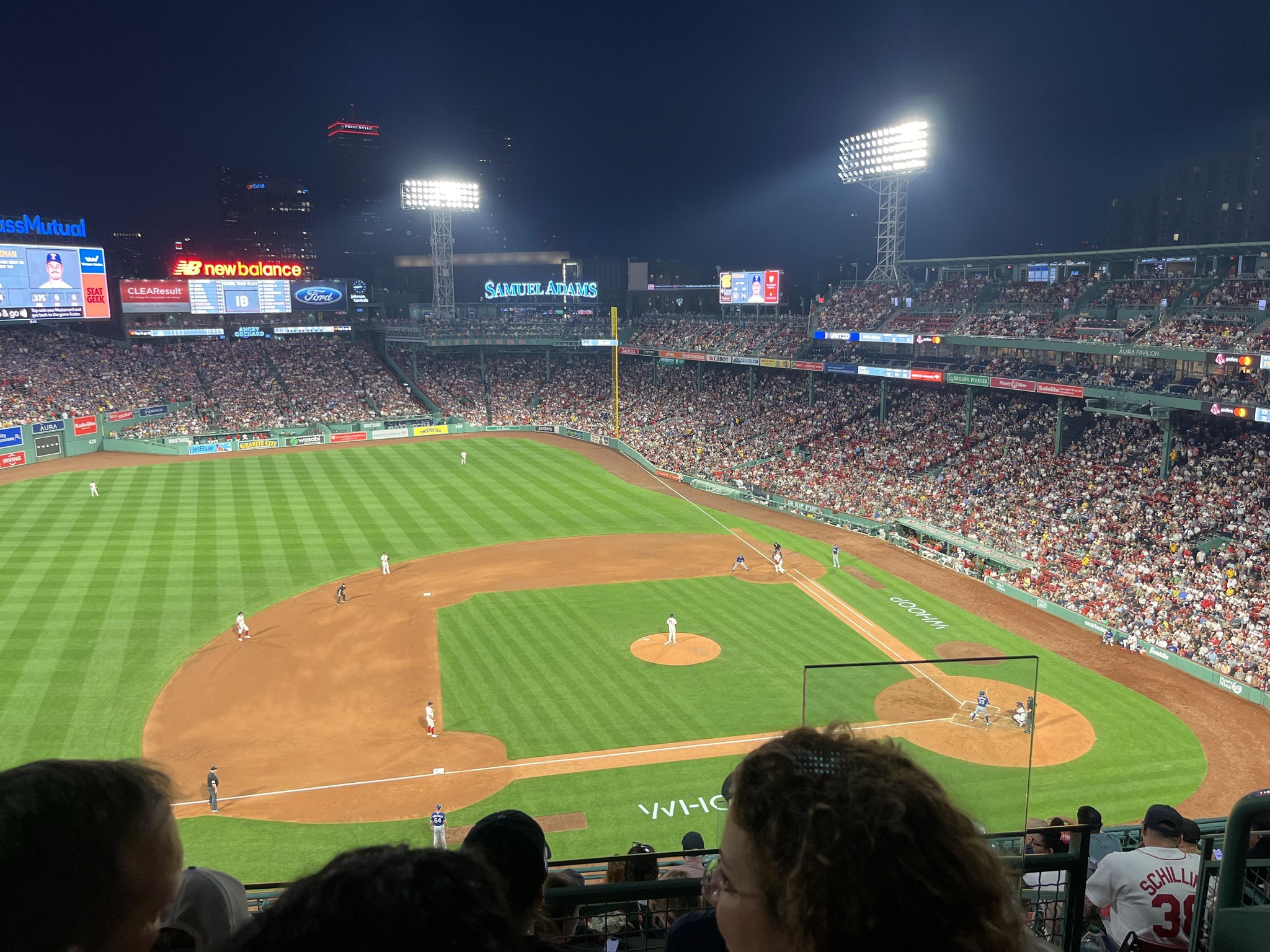Vue réelle des fans prise de la Aura Pavilion Box 8 au site Fenway Park par Anonymous User