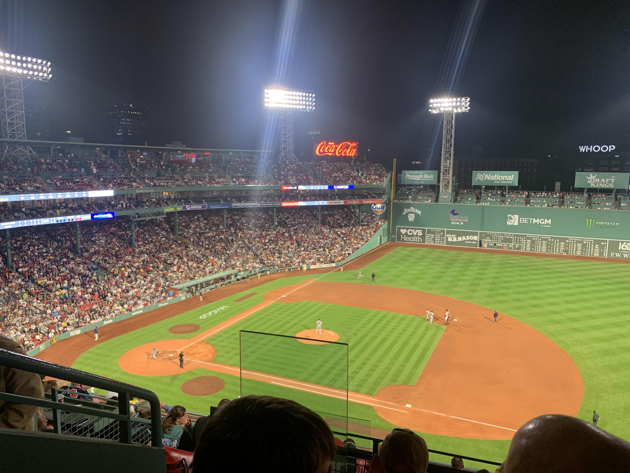 Real Fan View taken from Aura Pavilion Box 9 at Fenway Park by Eugene B