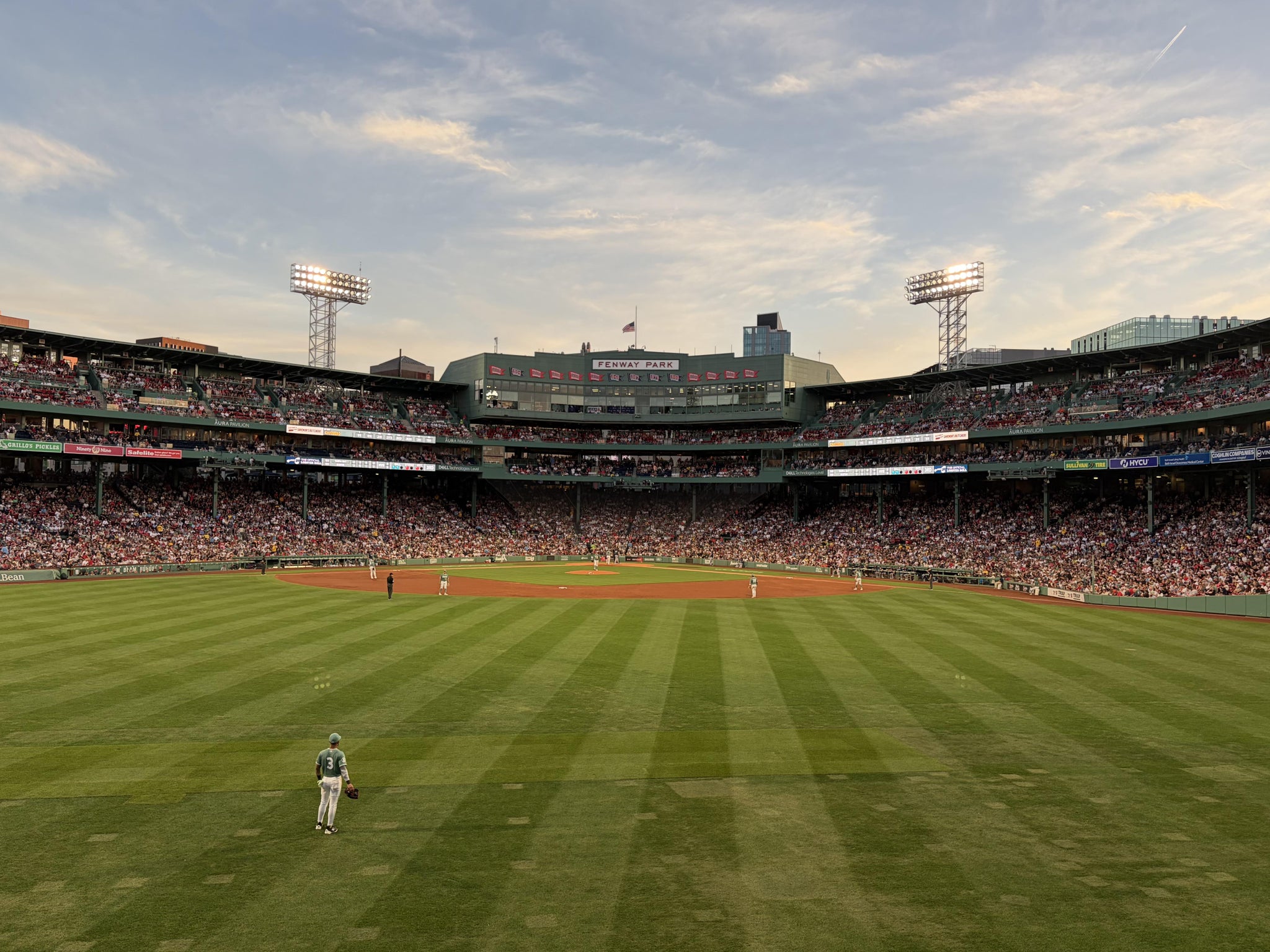 Real Fan View taken from Bleacher 34 at Fenway Park by Christopher S