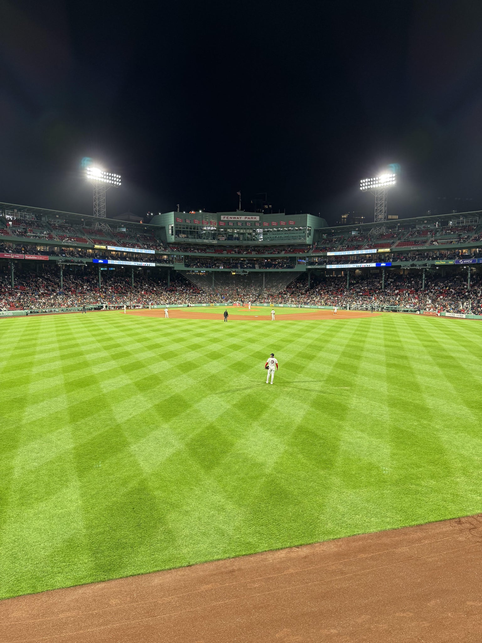 Real Fan View taken from Bleacher 35 at Fenway Park by Walter J