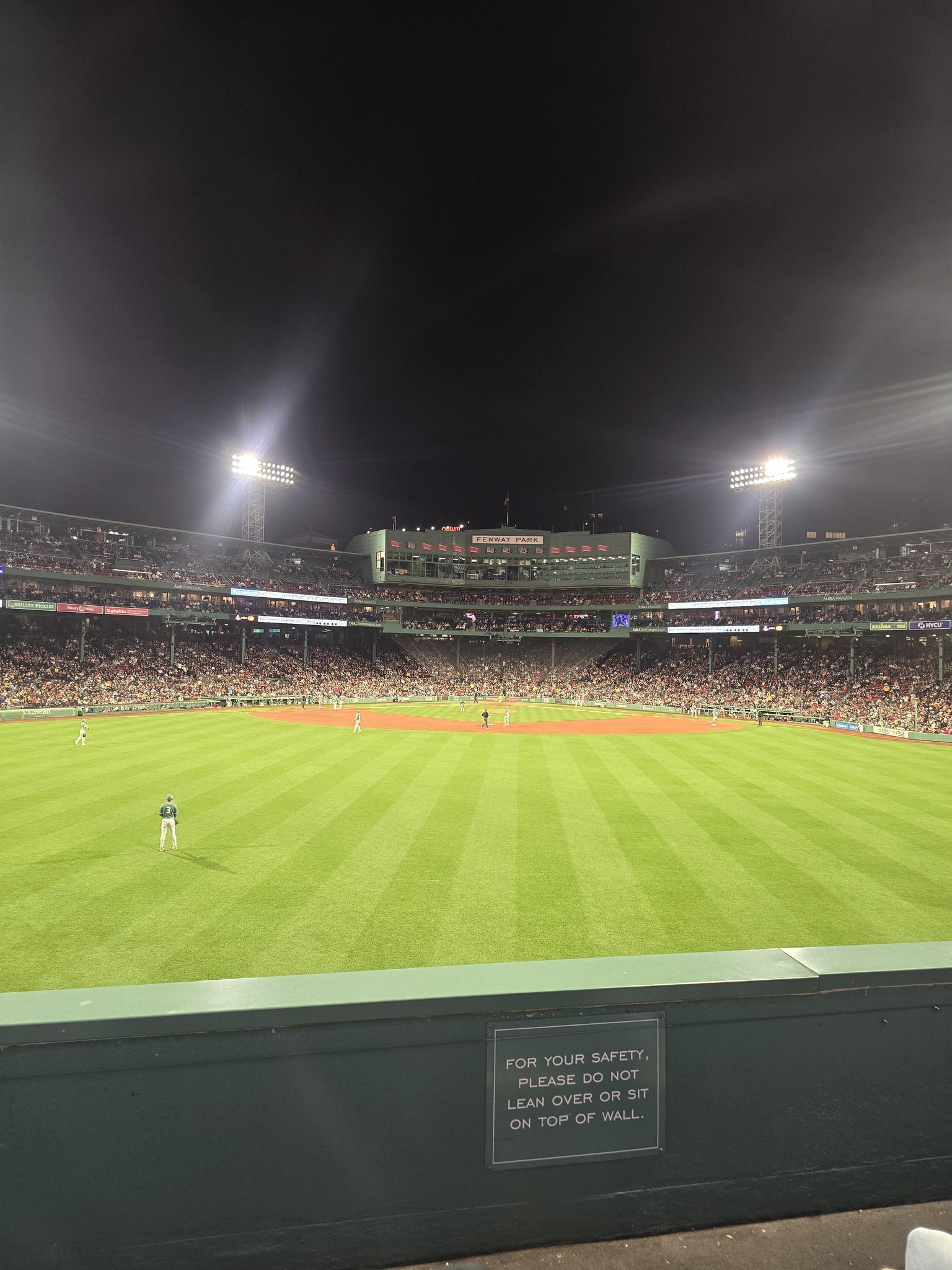 Real Fan View taken from Bleacher 35 at Fenway Park by Franklin L