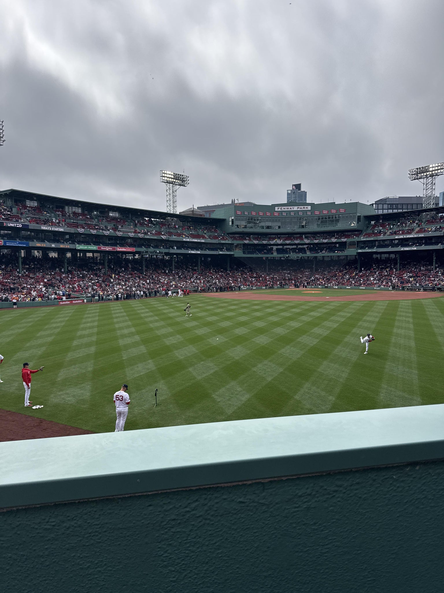 Real Fan View taken from Bleacher 36 at Fenway Park by Nathan H