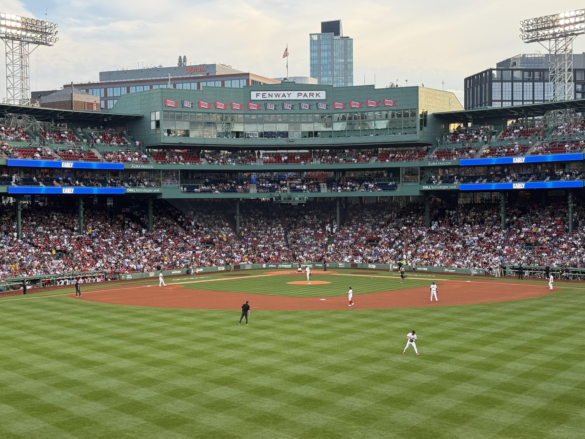 Real Fan View taken from Bleacher 36 at Fenway Park by Brenda K