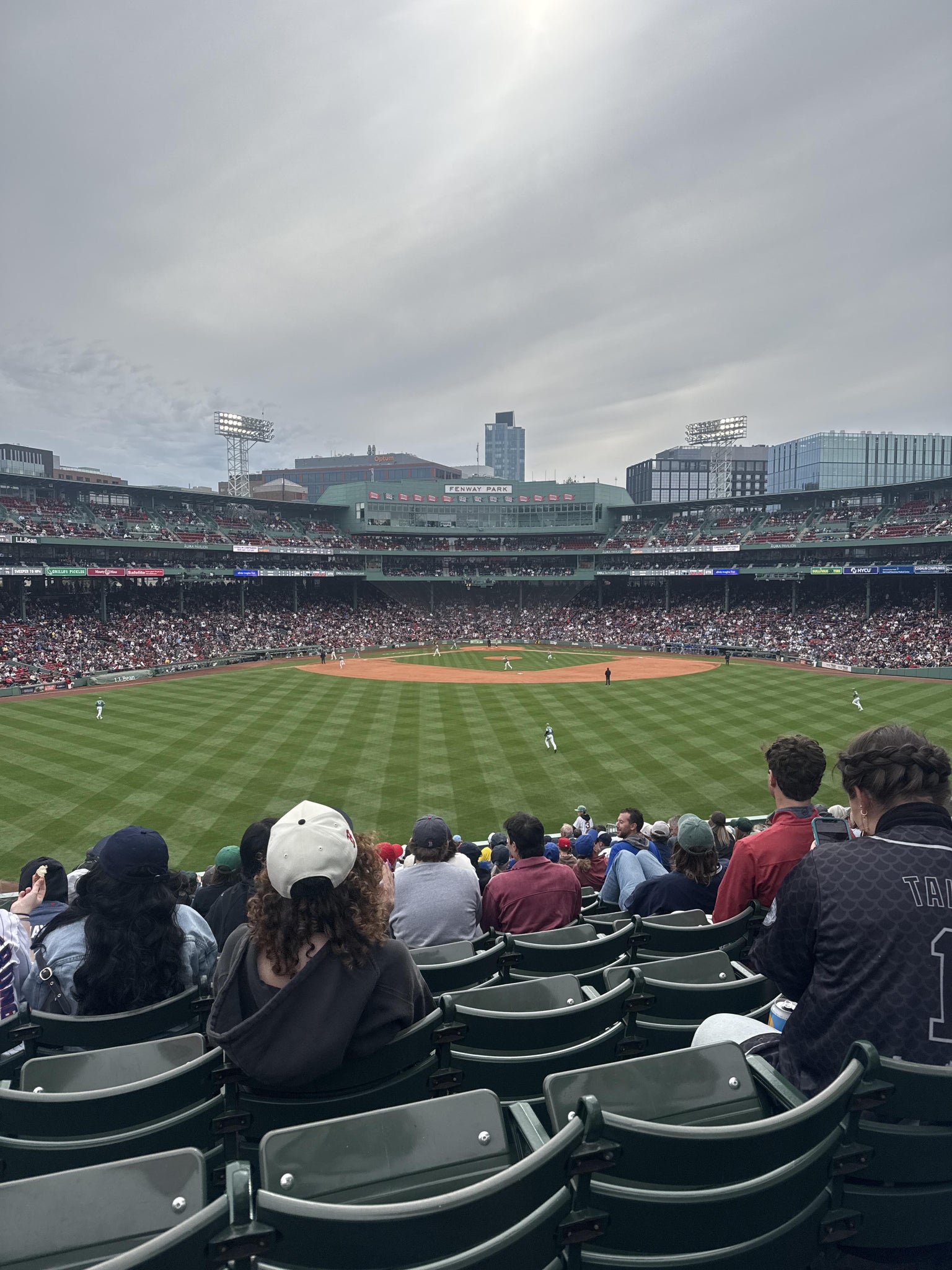 Real Fan View taken from Bleacher 36 at Fenway Park by Avery T