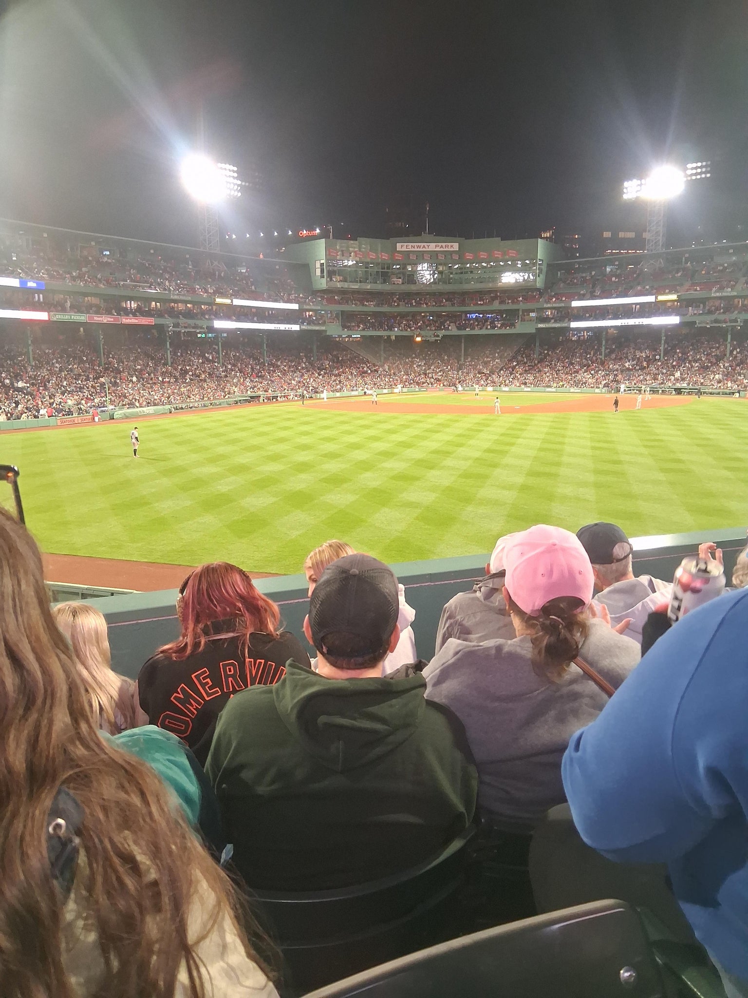 Real Fan View taken from Bleacher 37 at Fenway Park by Brian S