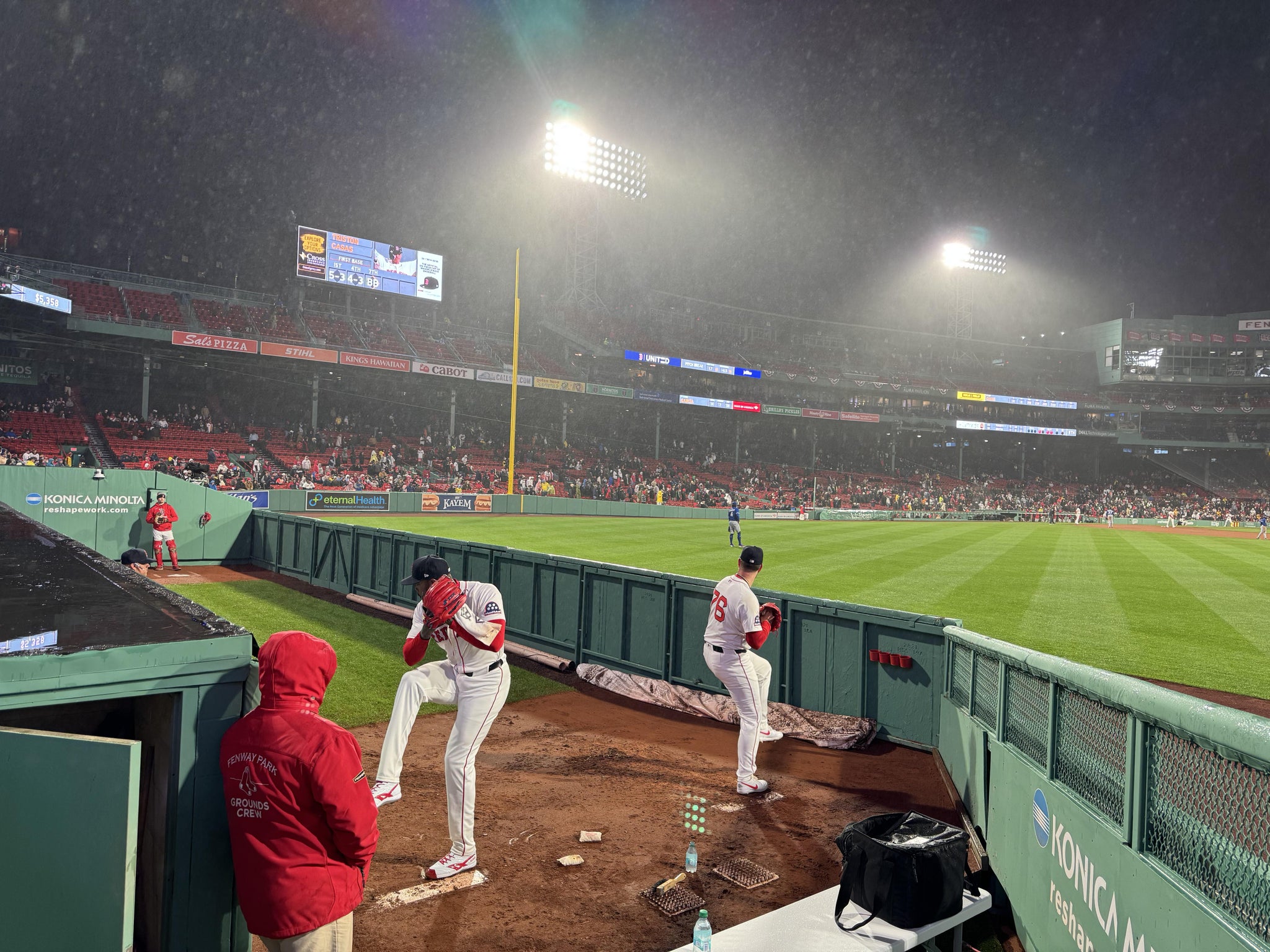 Real Fan View taken from Bleacher 40 at Fenway Park by Mike C