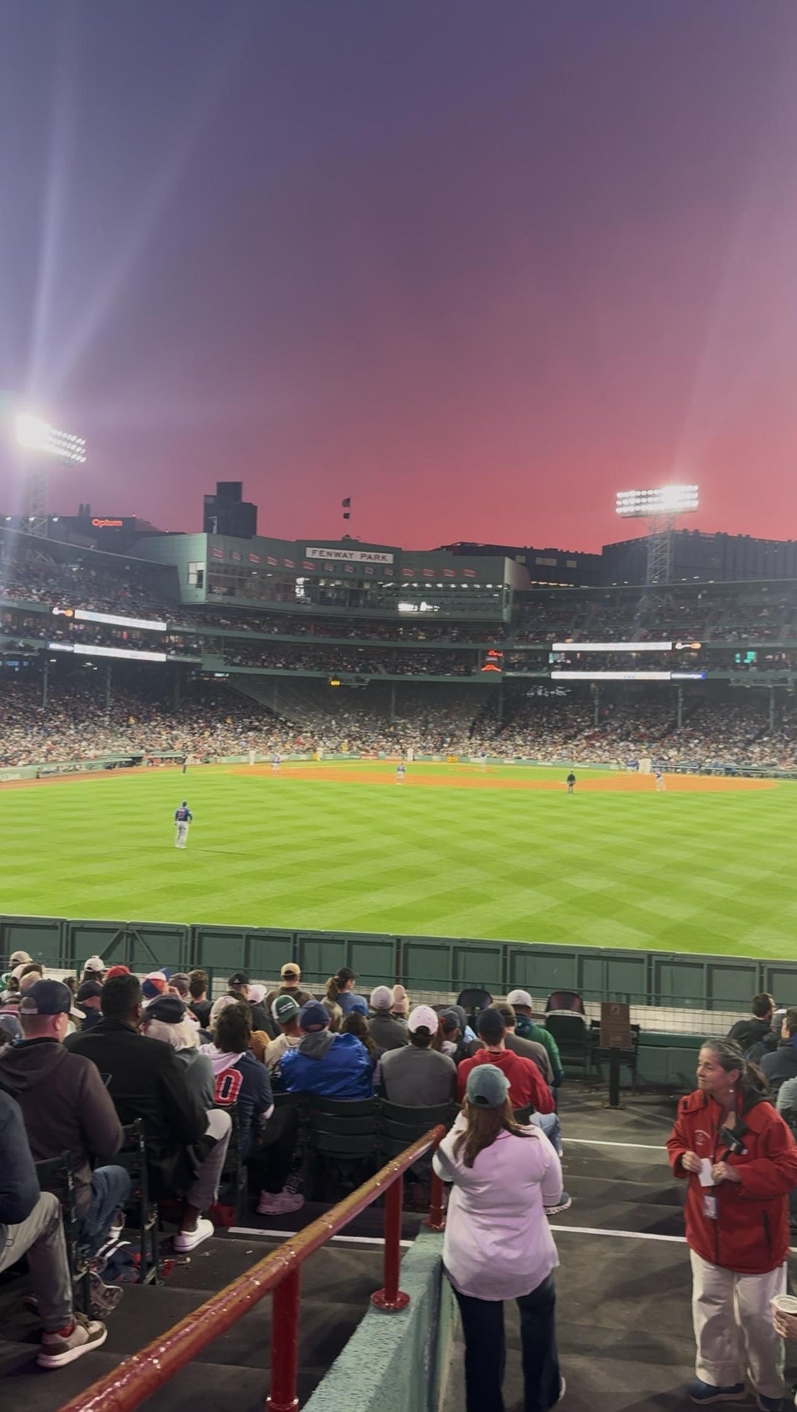 Real Fan View taken from Bleacher 40 at Fenway Park by Josie S