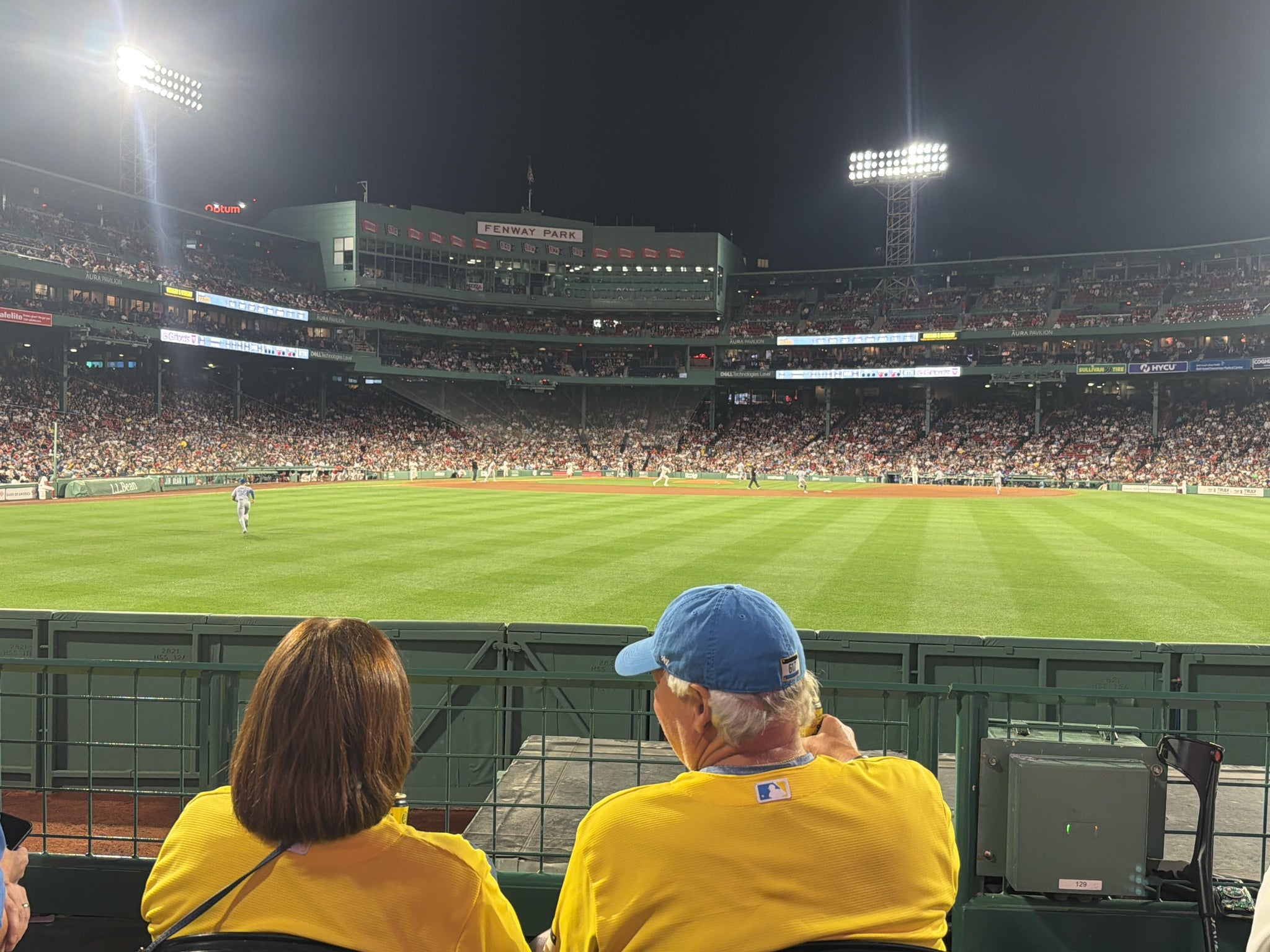 Real Fan View taken from Bleacher 41 at Fenway Park by Susan D