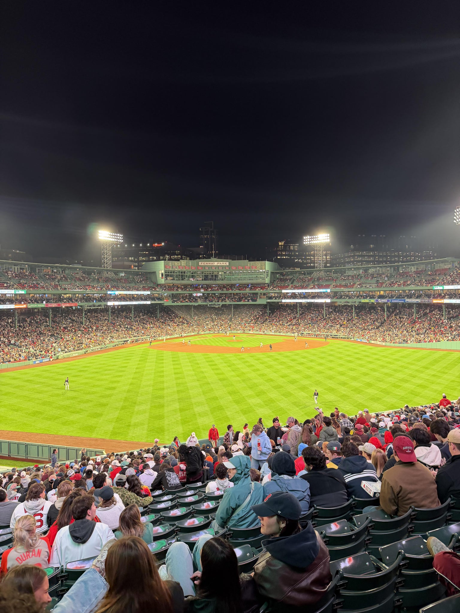 Real Fan View taken from Bleacher 42 at Fenway Park by Matt K