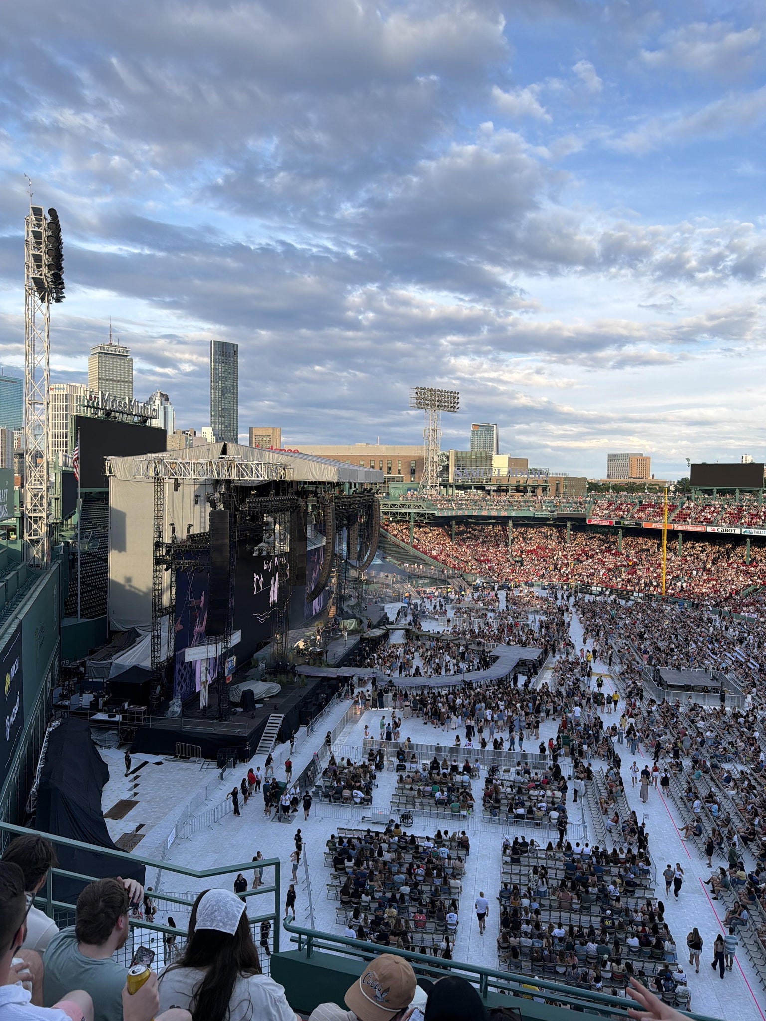 Real Fan View taken from Coca Cola Reserved 20 at Fenway Park by Danielle M