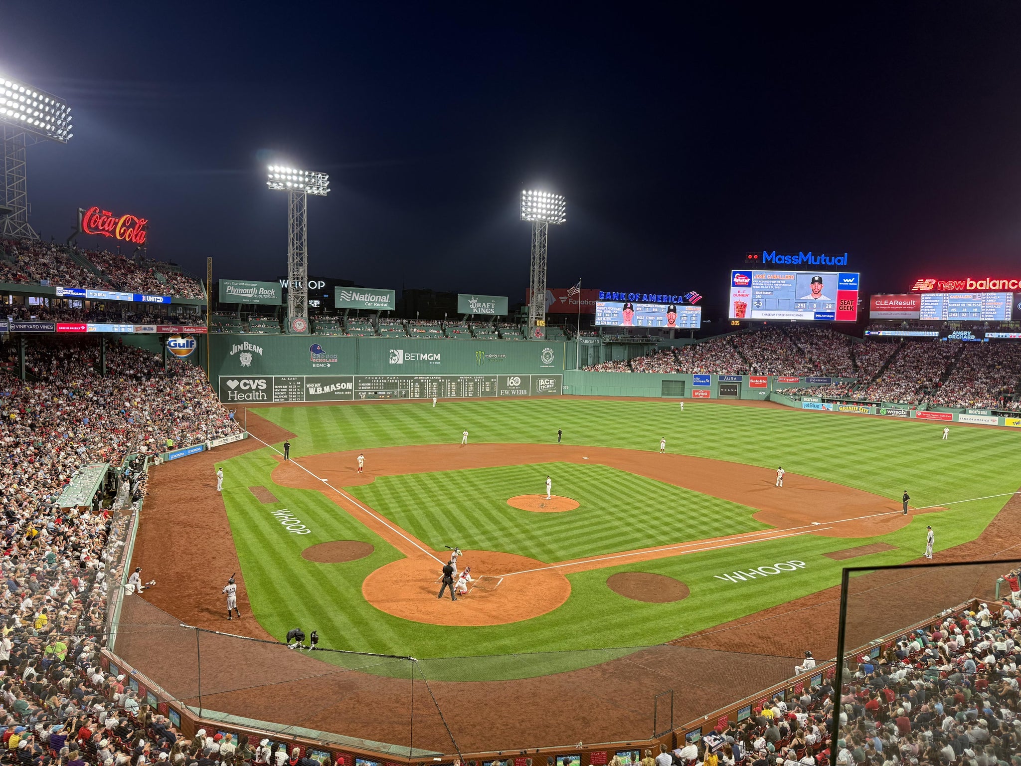 Real Fan View taken from Dell Technologies Club 2 at Fenway Park by Matthew D