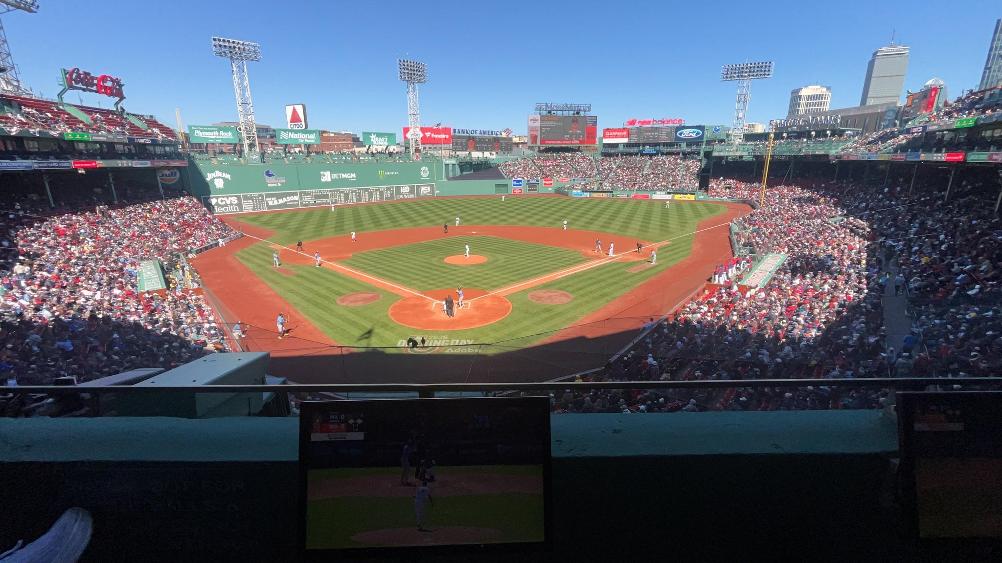 Real Fan View taken from Dell Technologies Club 3 at Fenway Park by Joaquin V