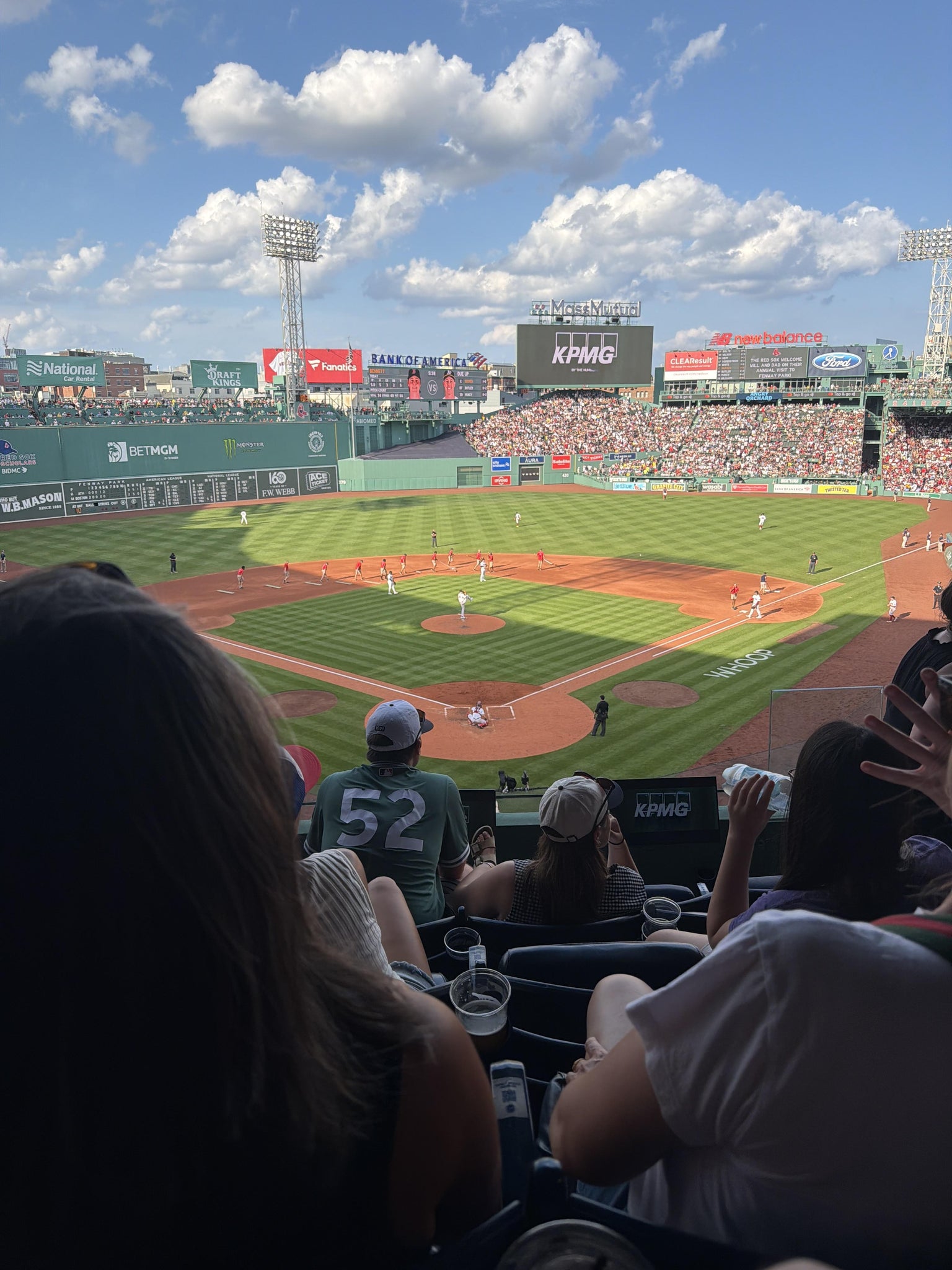 Real Fan View taken from Dell Technologies Club 4 at Fenway Park by Anonymous User