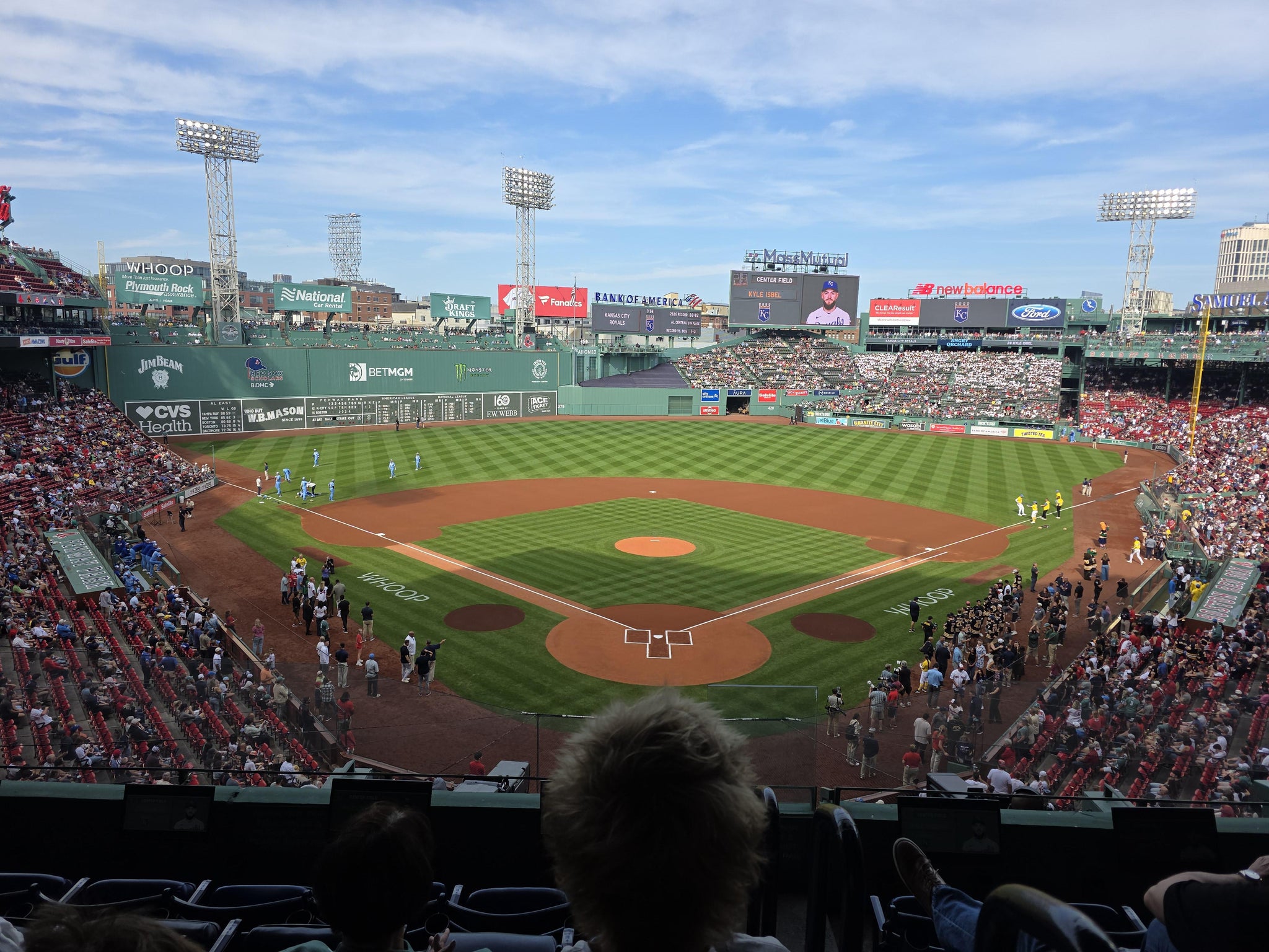 Real Fan View taken from Dell Technologies Club 4 at Fenway Park by Scott P