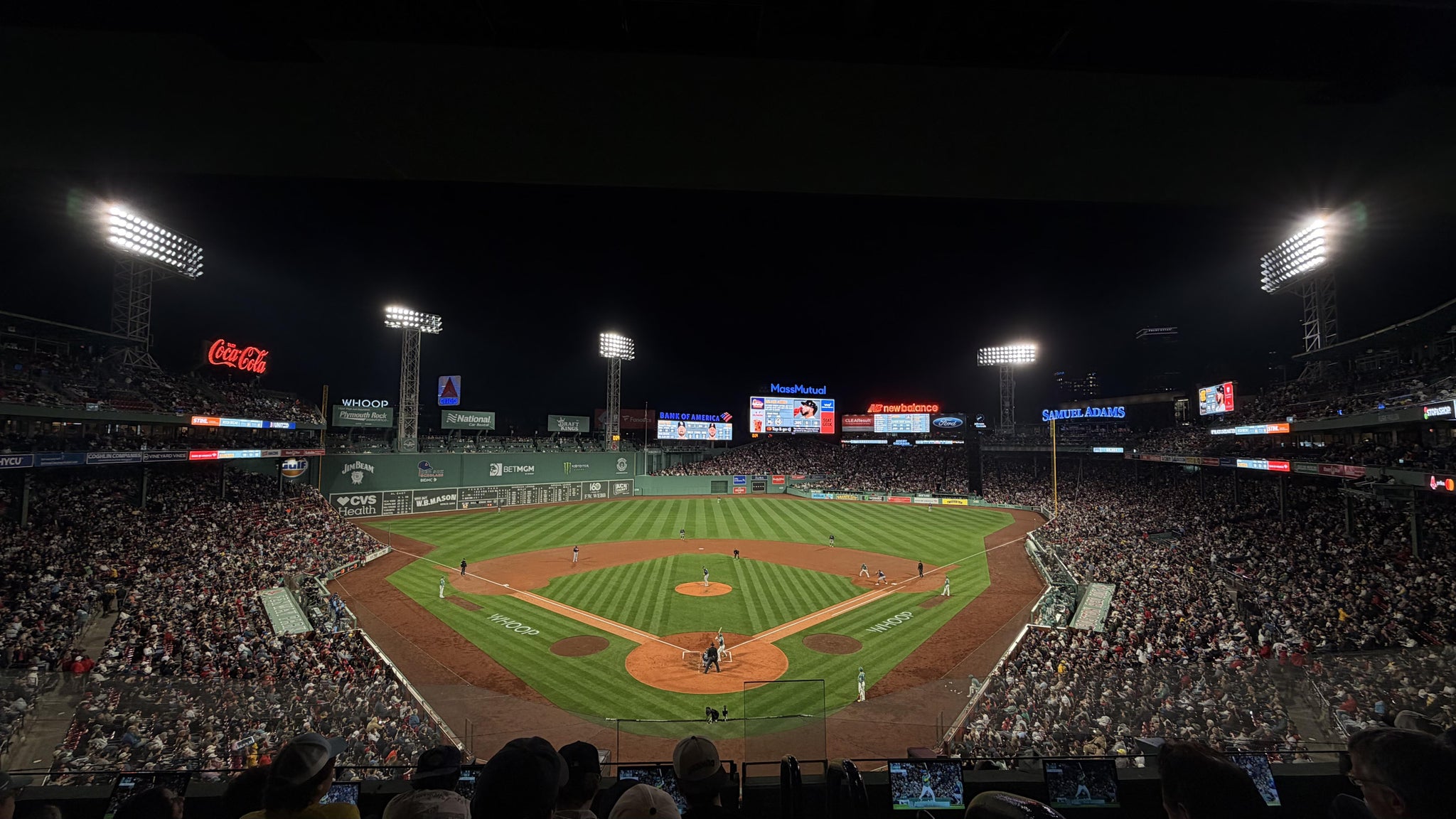 Real Fan View taken from Dell Technologies Club 4 at Fenway Park by Joshua A