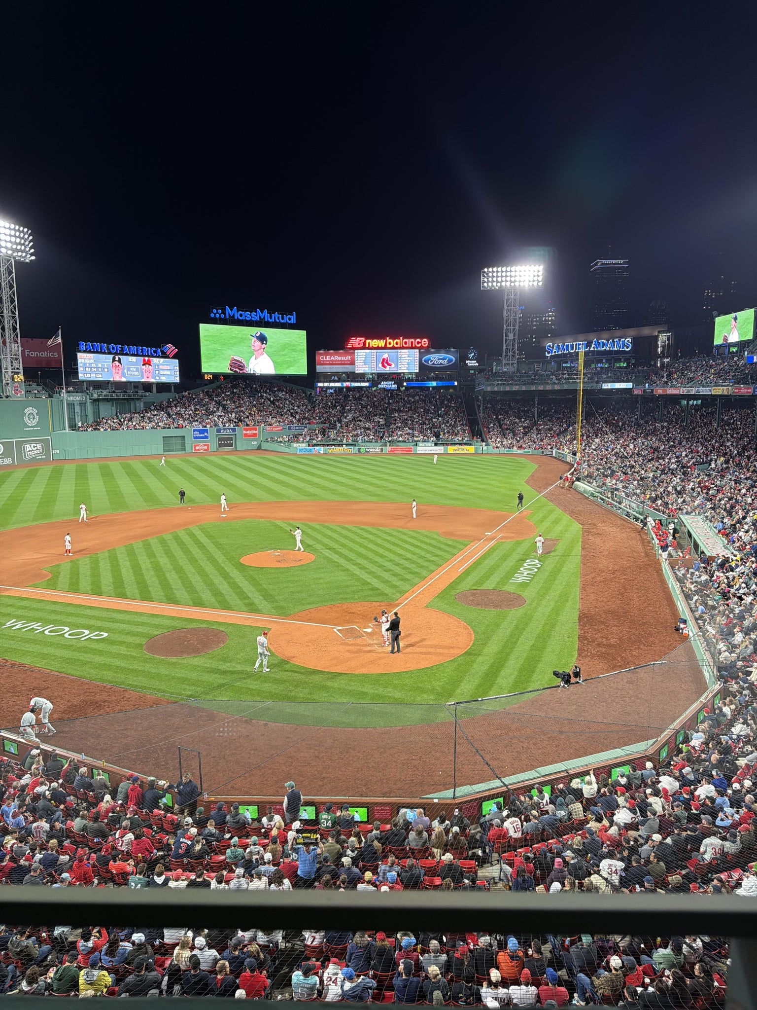Real Fan View taken from Dell Technologies Club 6 at Fenway Park by Michael T