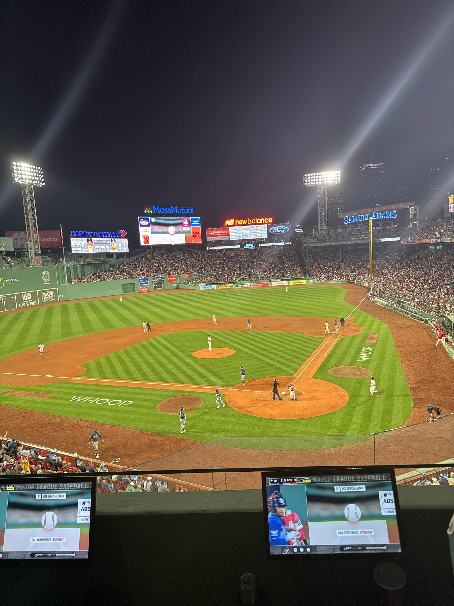 Real Fan View taken from Dell Technologies Club 6 at Fenway Park by Mark B