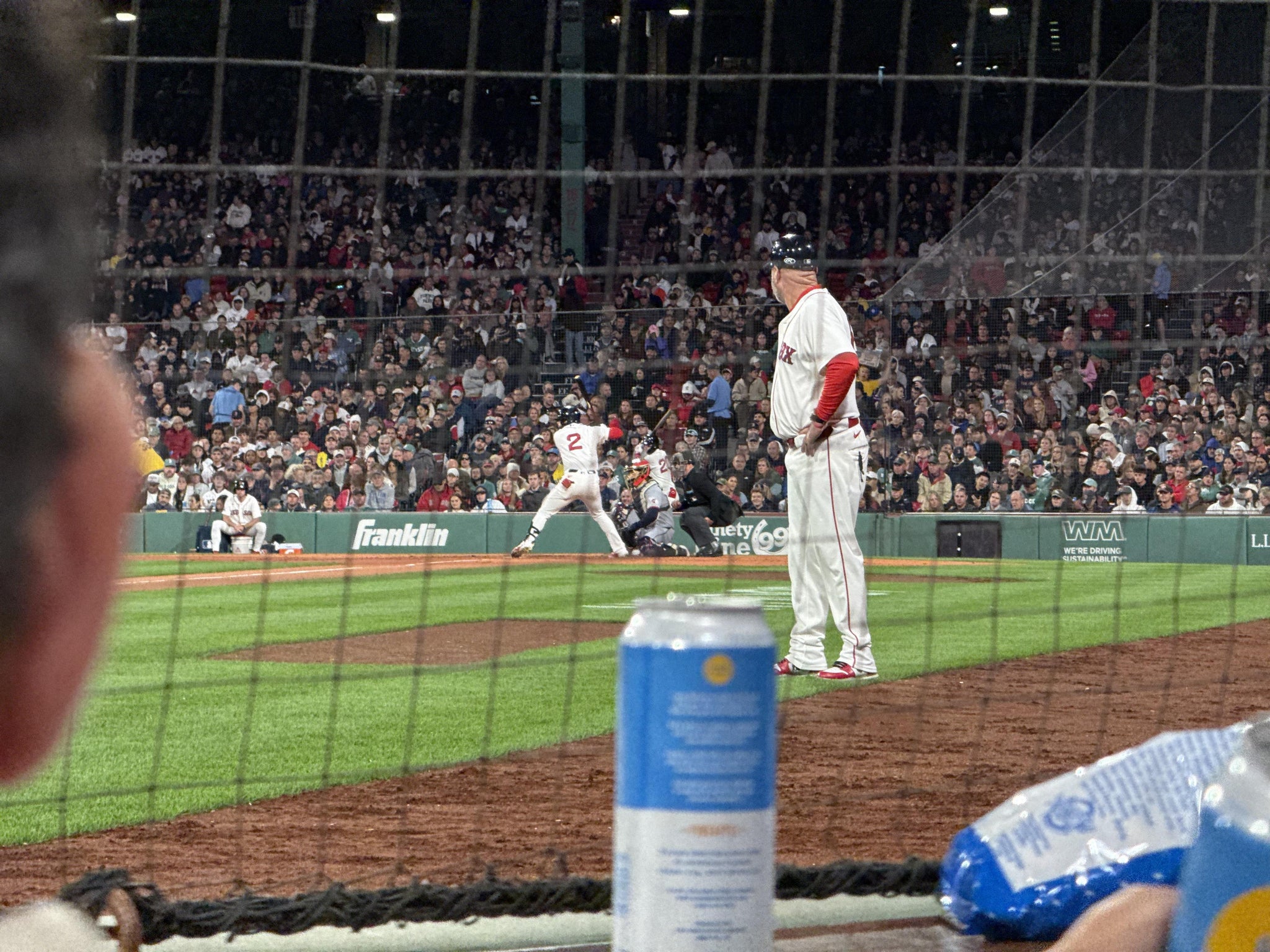 Real Fan View taken from Dugout Box 73 at Fenway Park by Matthew D