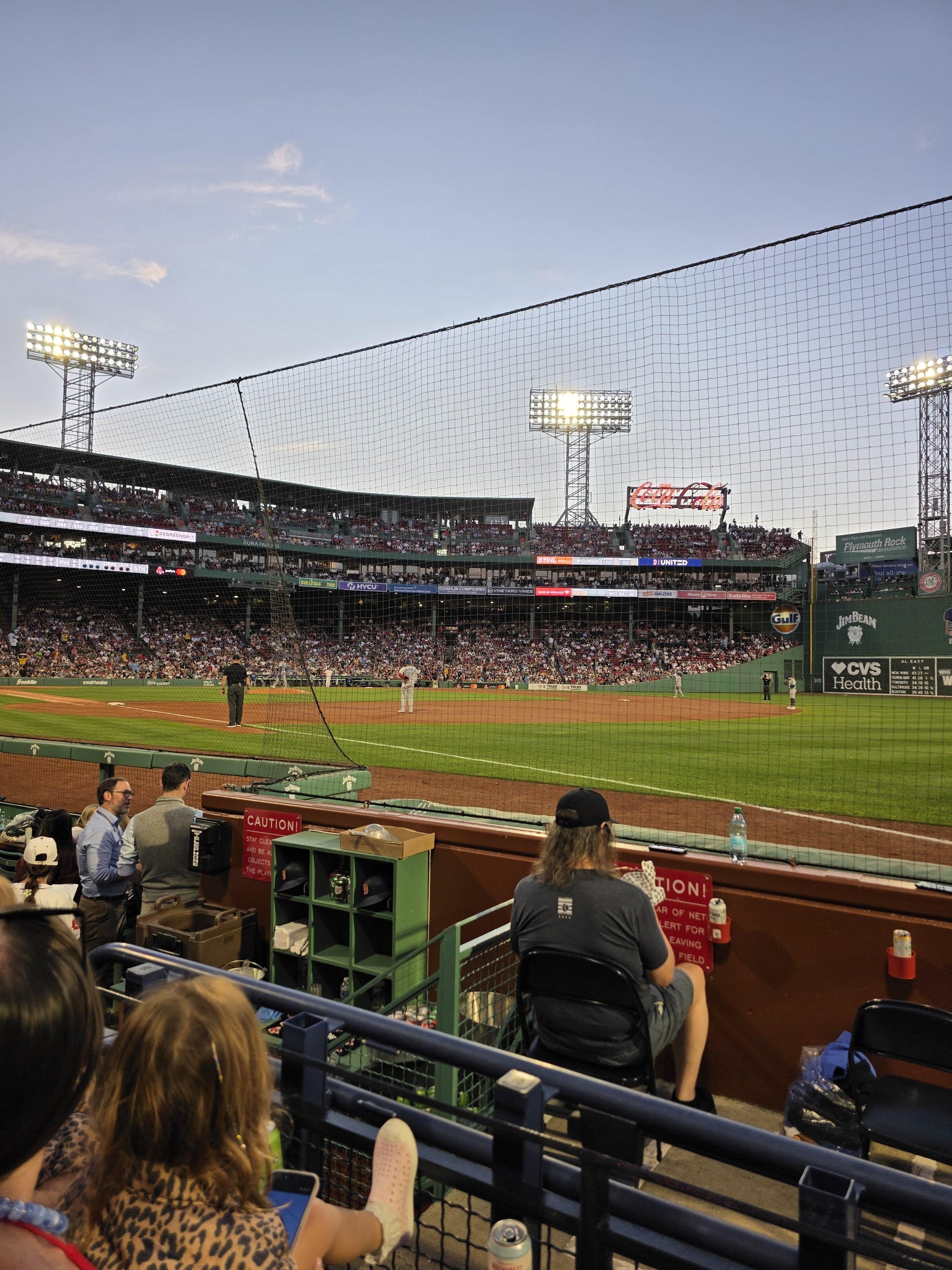 Real Fan View taken from Field Box 10 at Fenway Park by Jeremy L