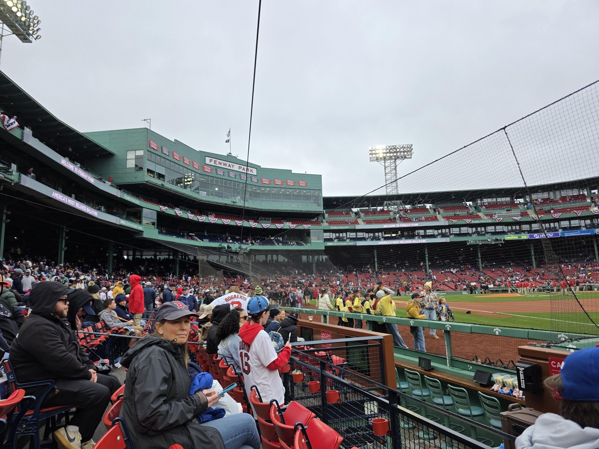 Real Fan View taken from Field Box 10 at Fenway Park by Jeremy L
