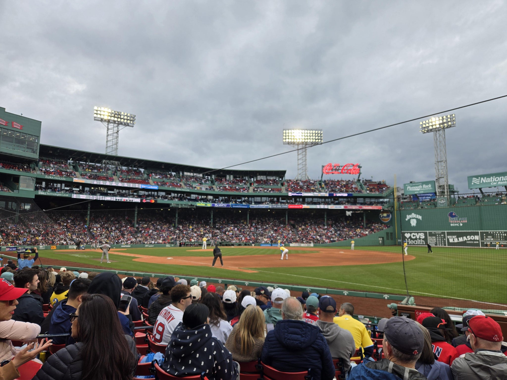 Real Fan View taken from Field Box 11 at Fenway Park by Kenny B