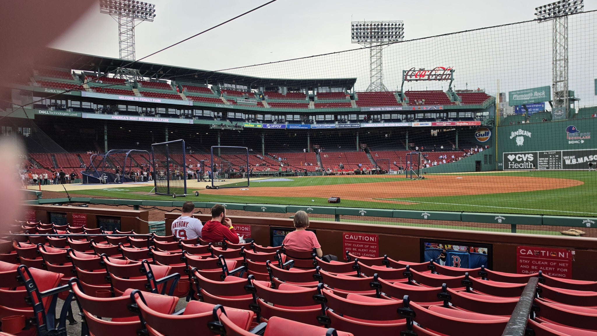 Real Fan View taken from Field Box 14 at Fenway Park by Anonymous User