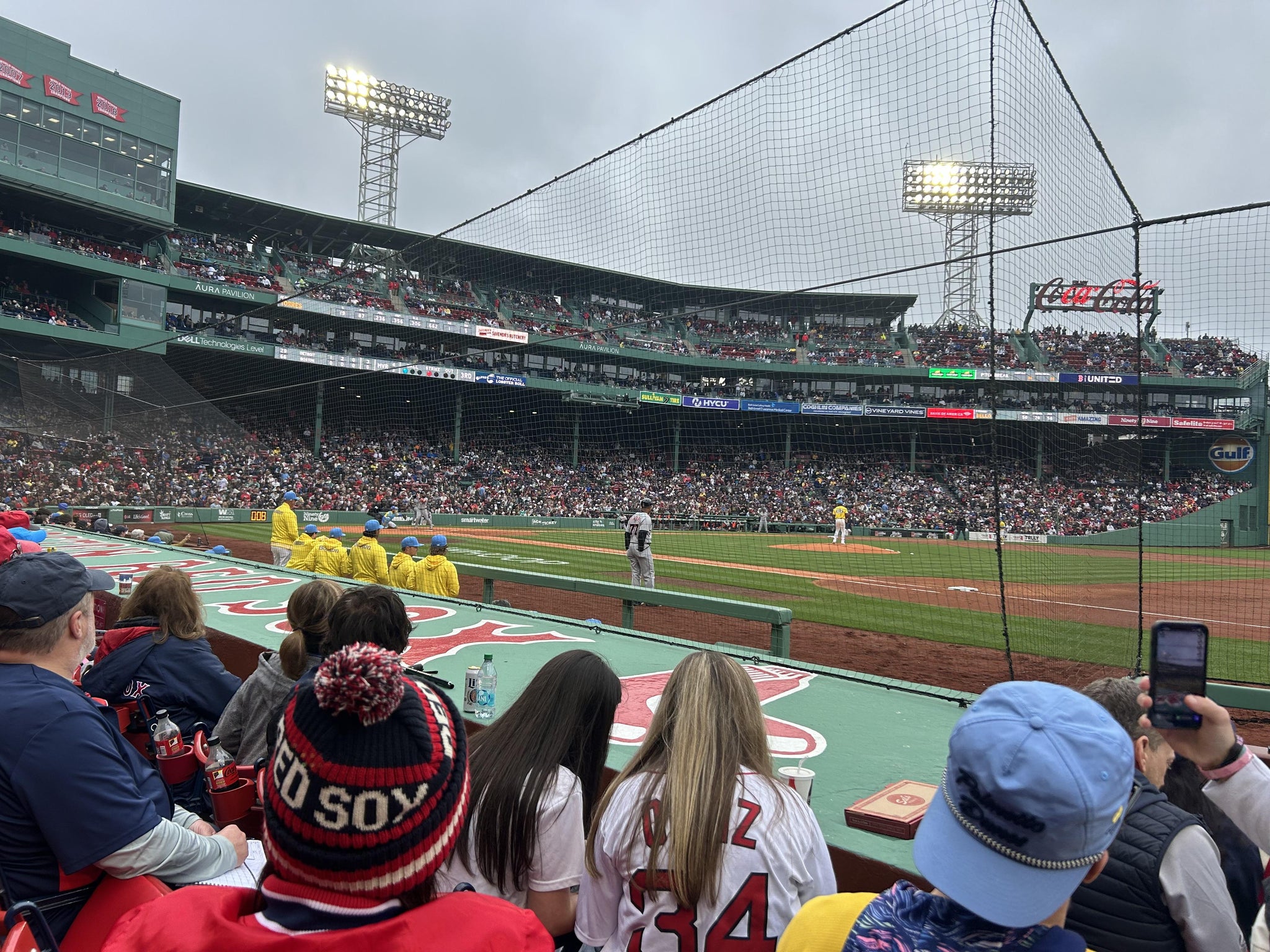 Real Fan View taken from Field Box 20 at Fenway Park by Michael H