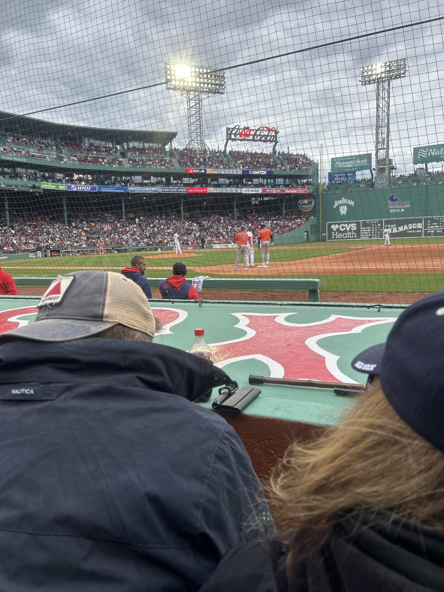 Real Fan View taken from Field Box 22 at Fenway Park by John Q