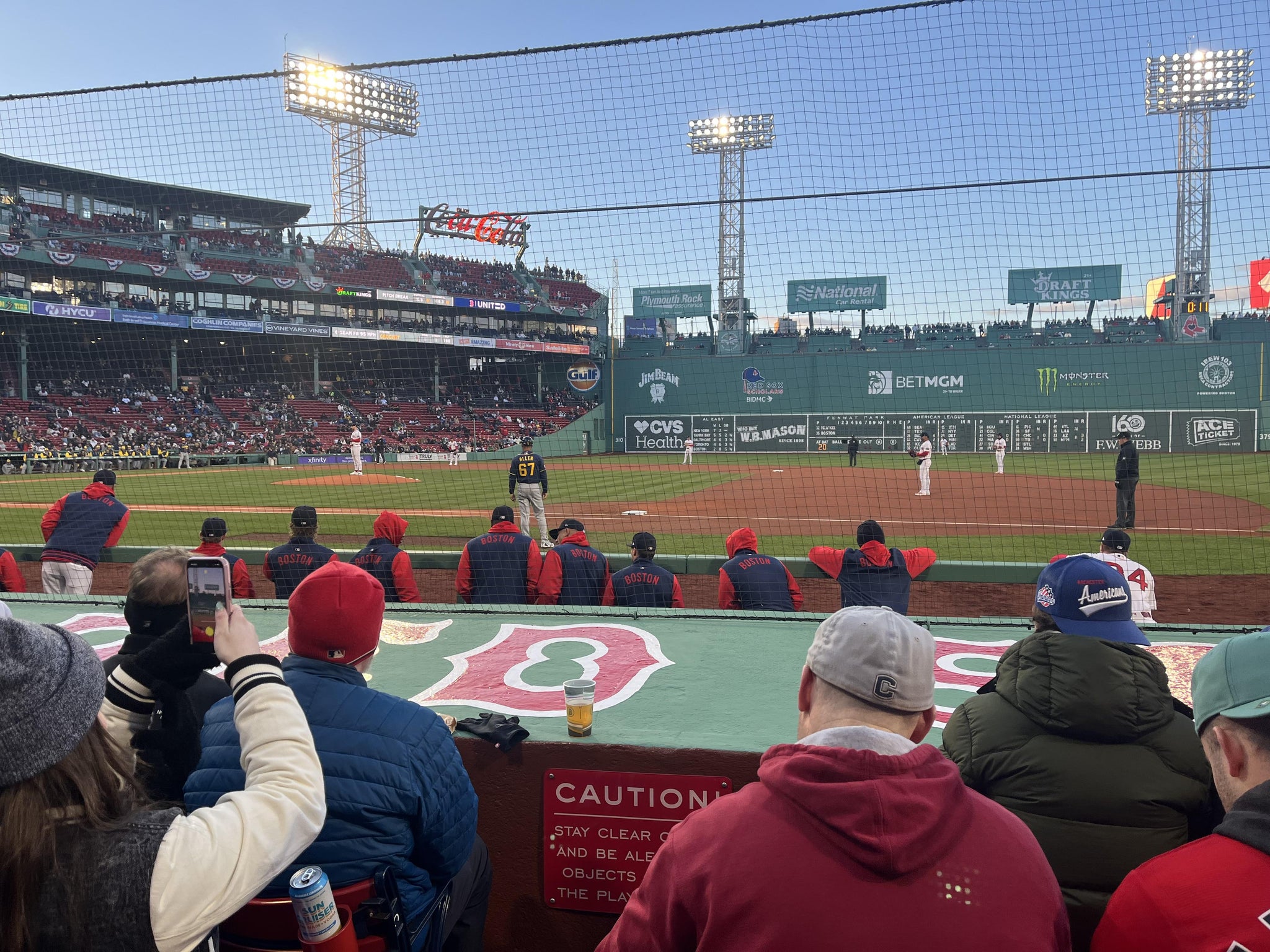 Real Fan View taken from Field Box 23 at Fenway Park by Reginald S