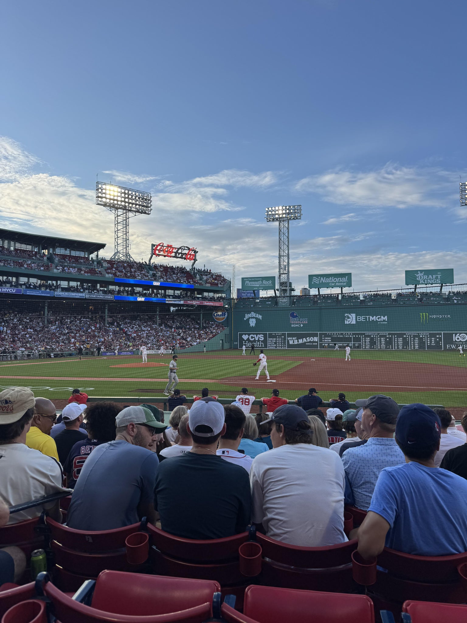 Real Fan View taken from Field Box 24 at Fenway Park by Alice D