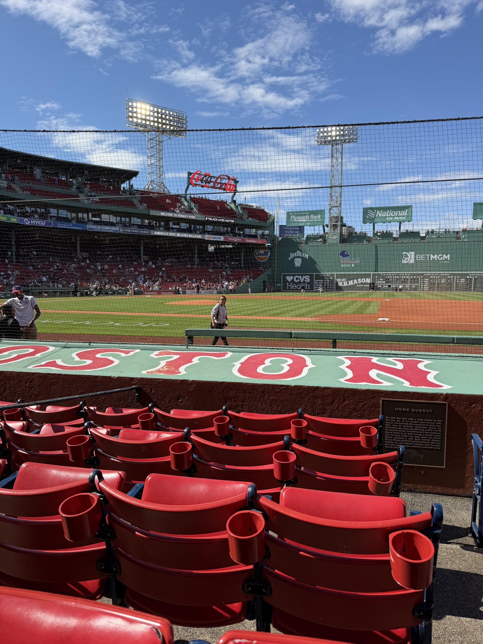 Vue réelle des fans prise de la Field Box 26 au site Fenway Park par Rachel S