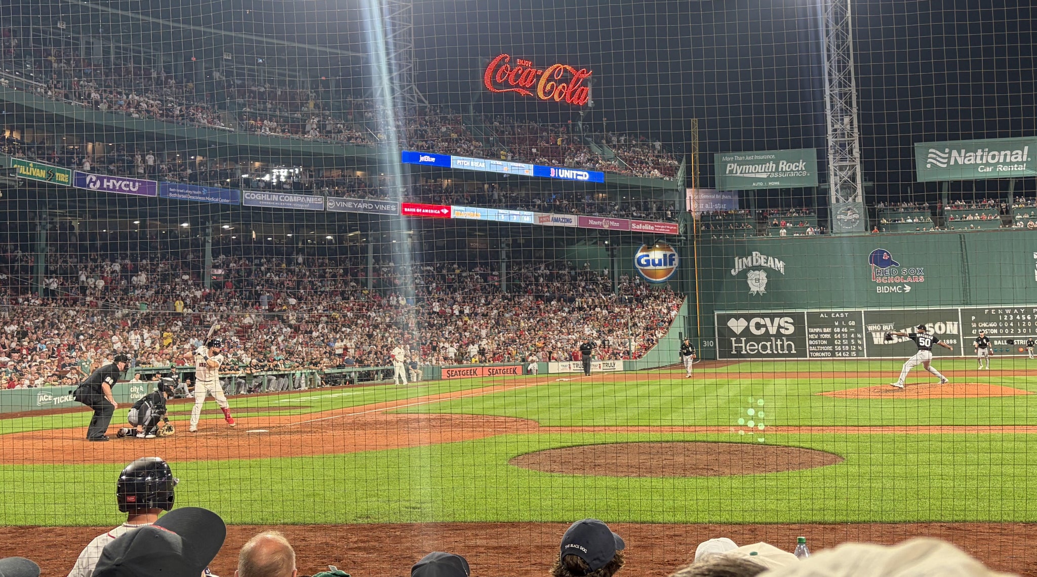 Real Fan View taken from Field Box 34 at Fenway Park by John H