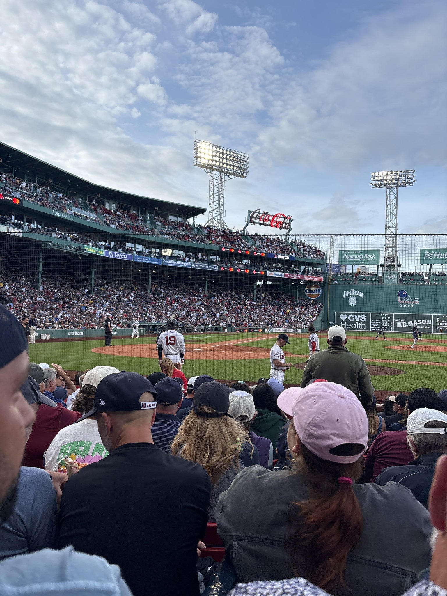 Real Fan View taken from Field Box 34 at Fenway Park by Tim M