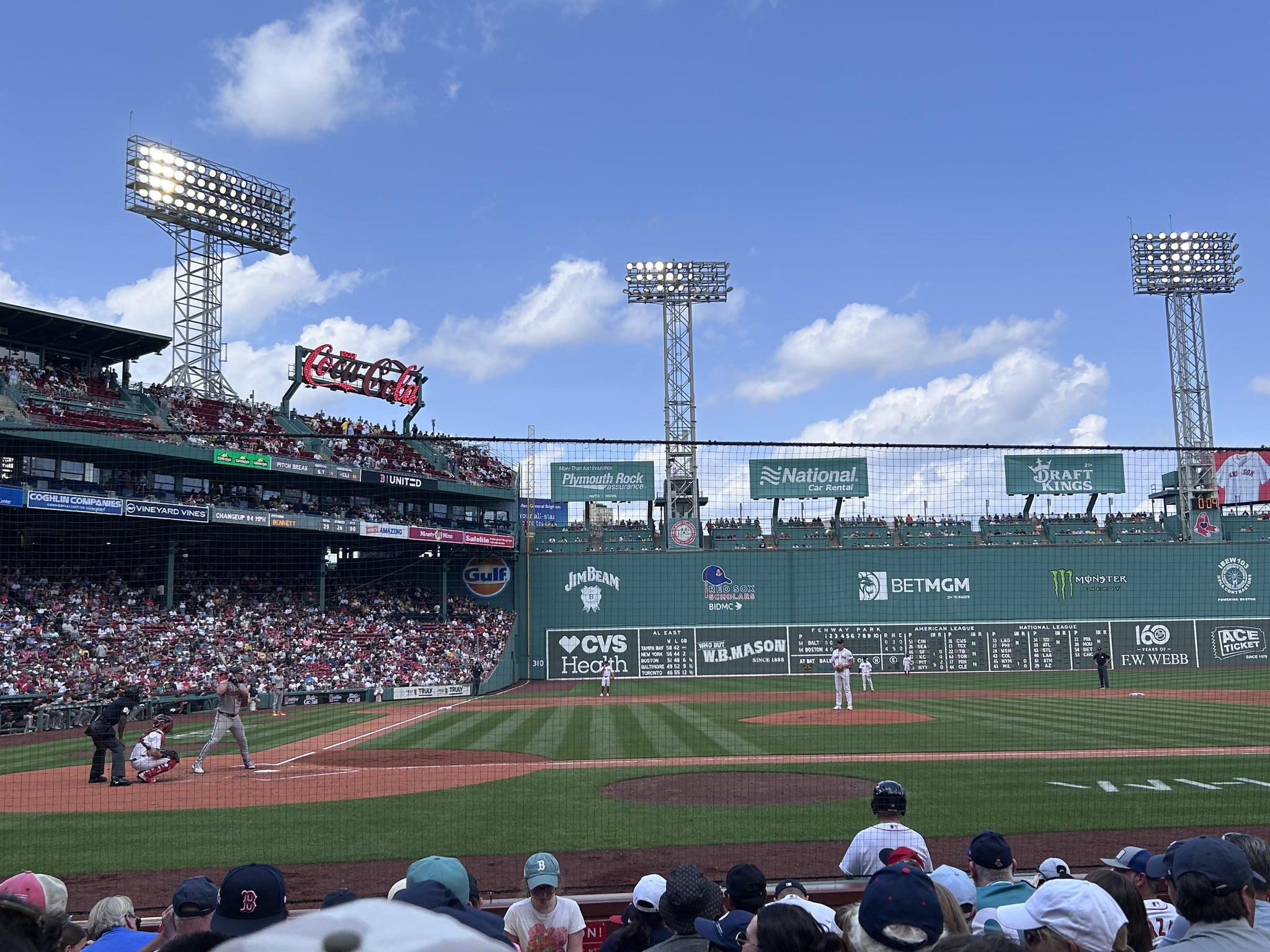 Real Fan View taken from Field Box 36 at Fenway Park by Zachary T