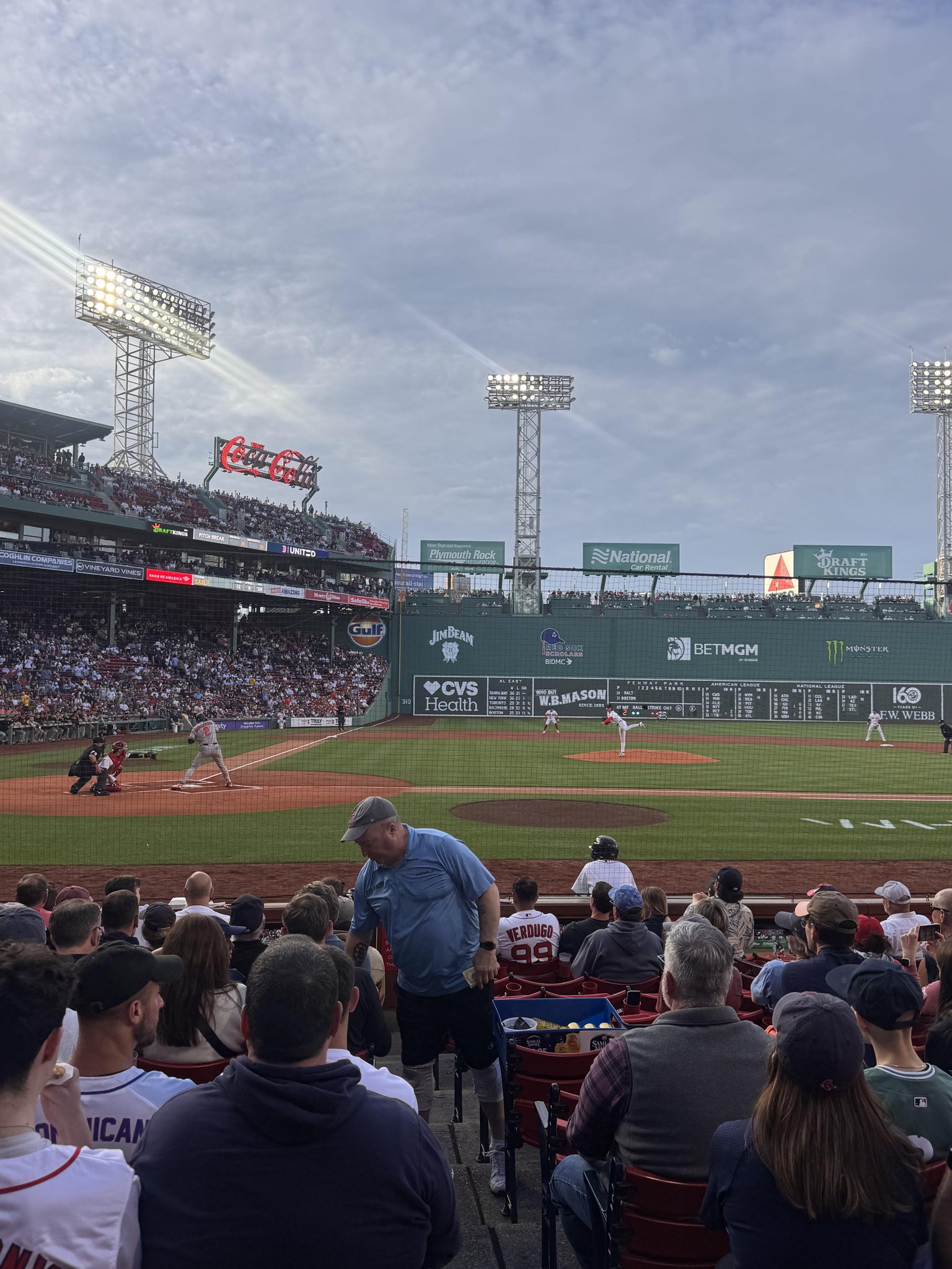 Real Fan View taken from Field Box 36 at Fenway Park by Anonymous User