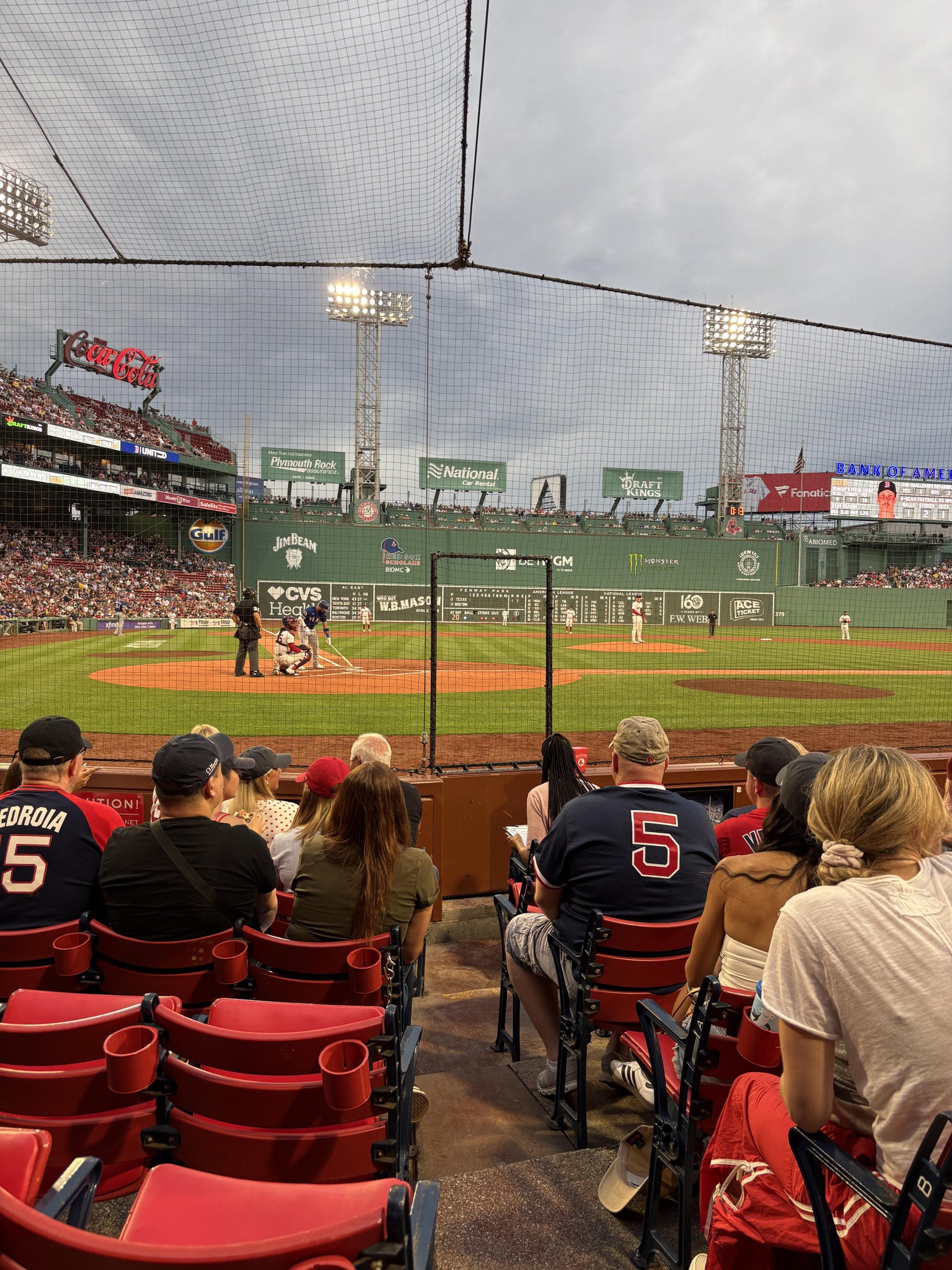 Real Fan View taken from Field Box 39 at Fenway Park by Kevin T