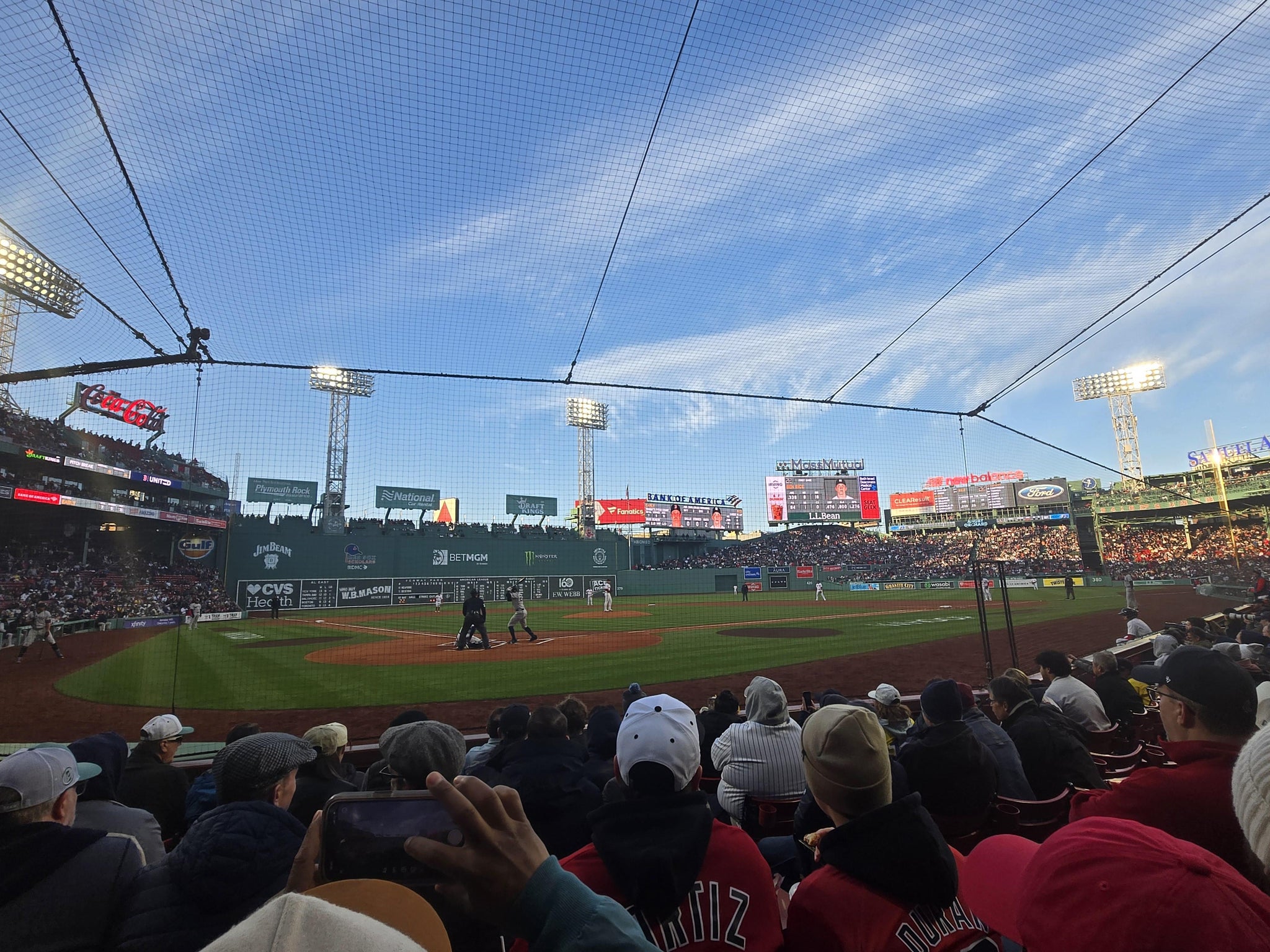 Real Fan View taken from Field Box 41 at Fenway Park by Anonymous User