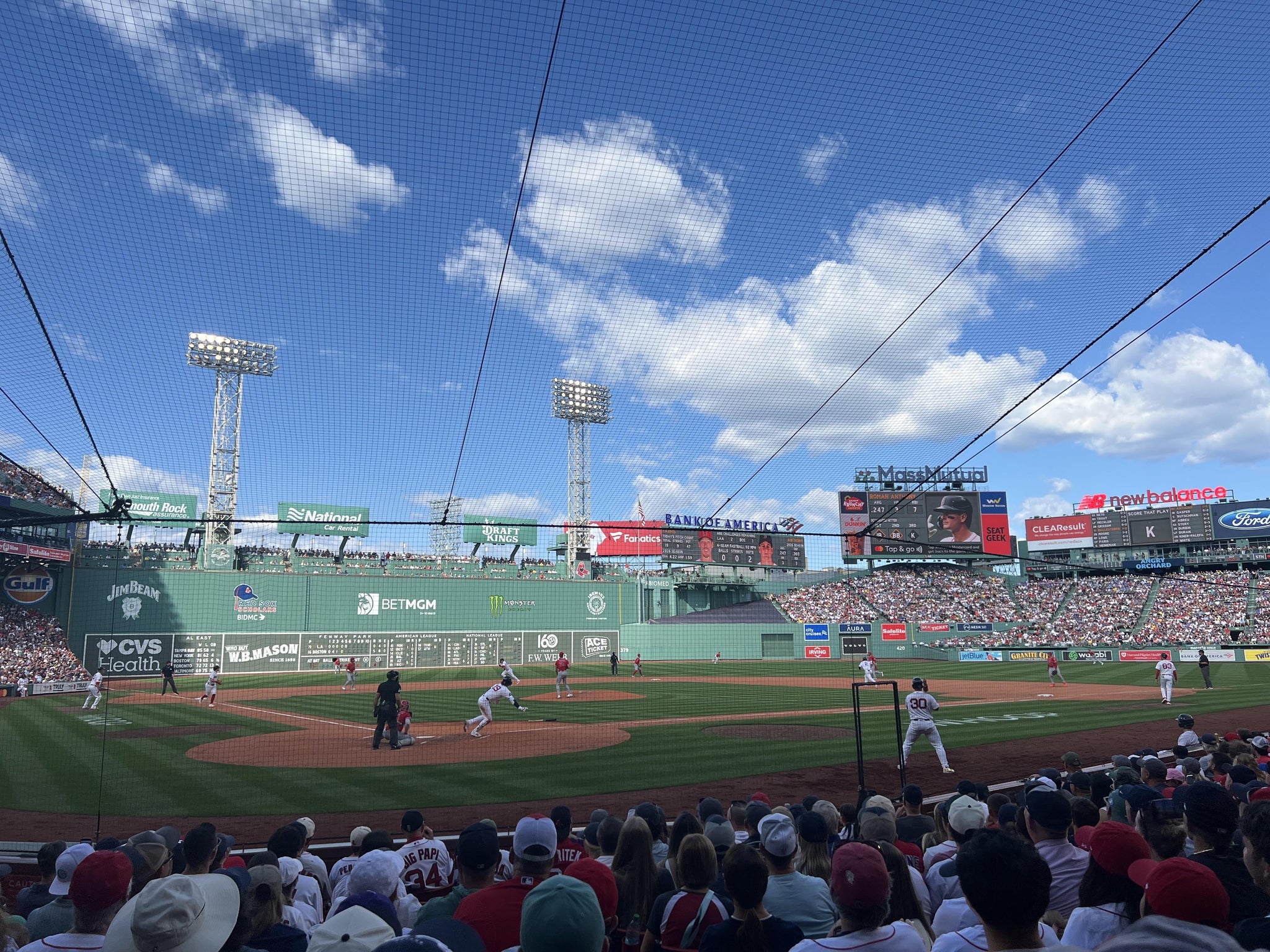 Real Fan View taken from Field Box 41 at Fenway Park by Daniel K